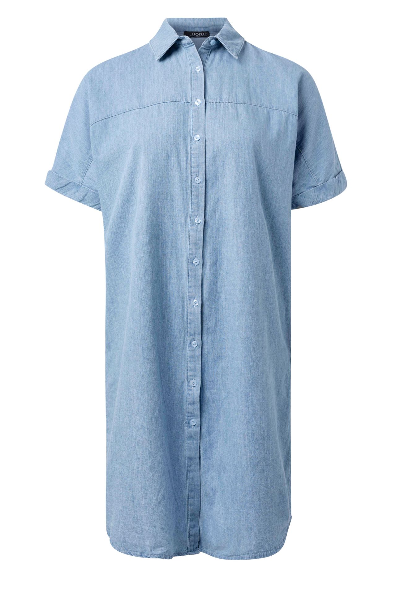 Norah Blauwe denim midi jurk jeans/blue 217101-471-40