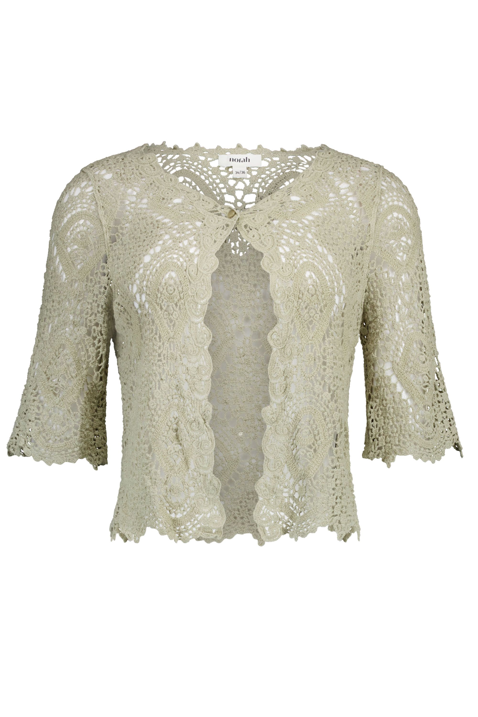 Norah Lichtgroen gehaakt vest light green 217102-515