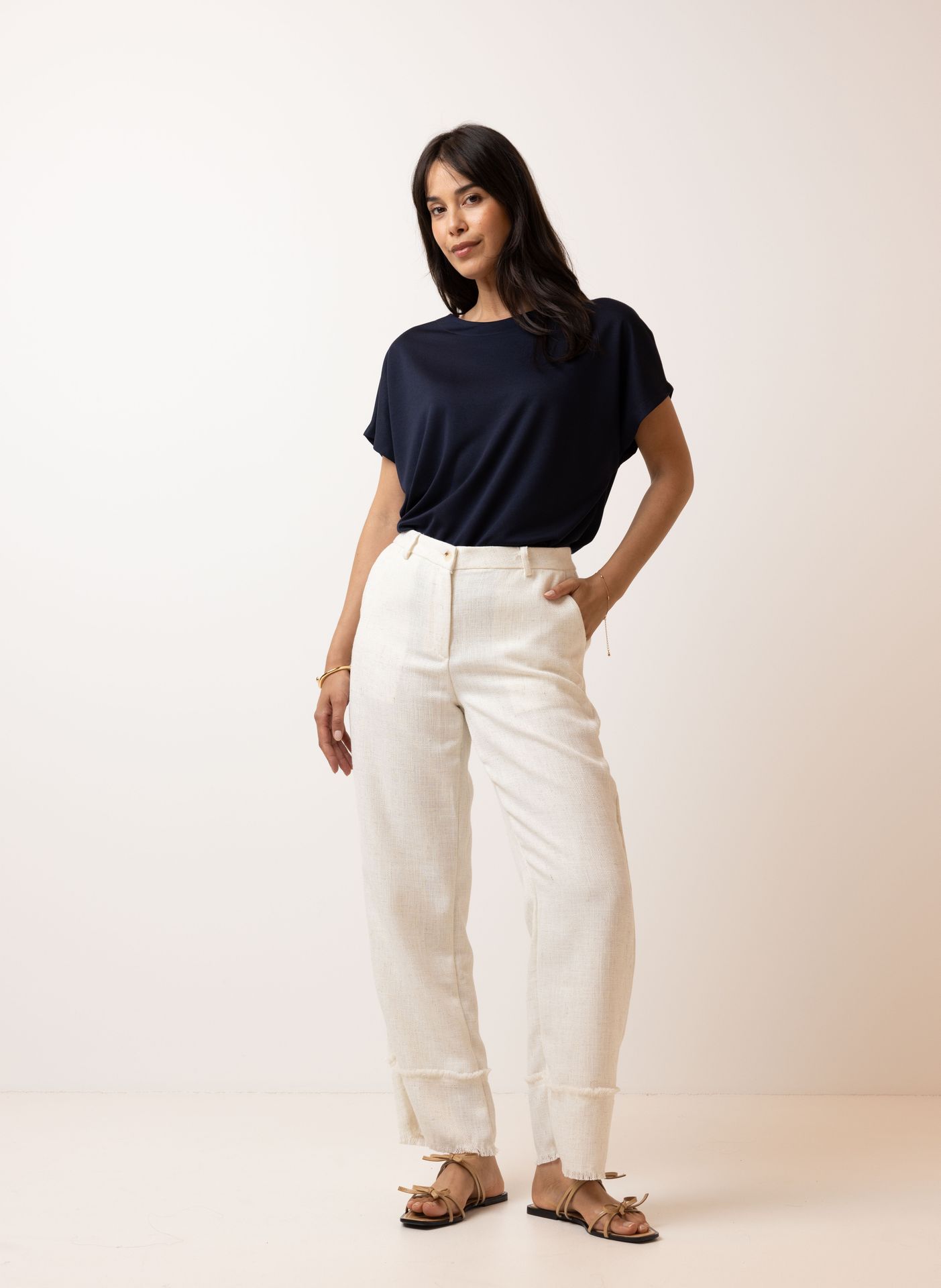 Norah Mila shirt donkerblauw navy 217129-492-40