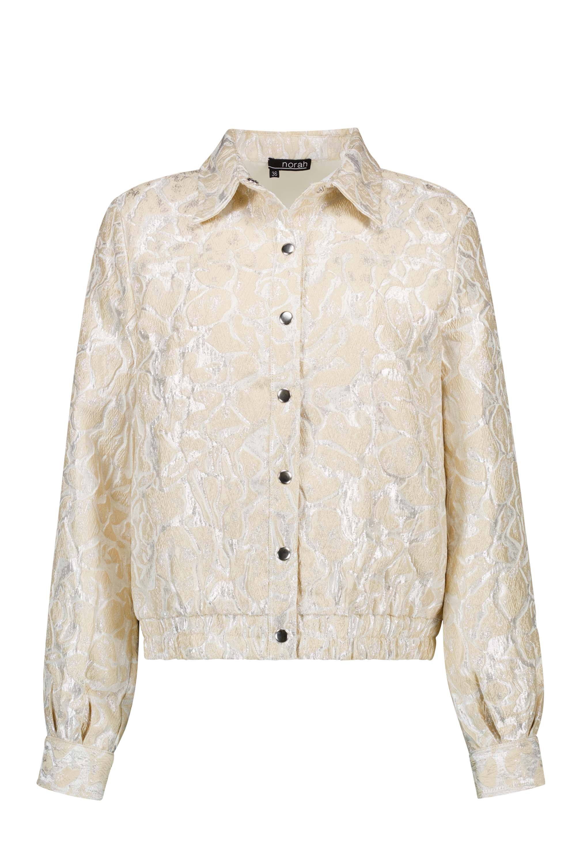 Norah Champagnekleurige jajse met glans champagne 217130-103-38