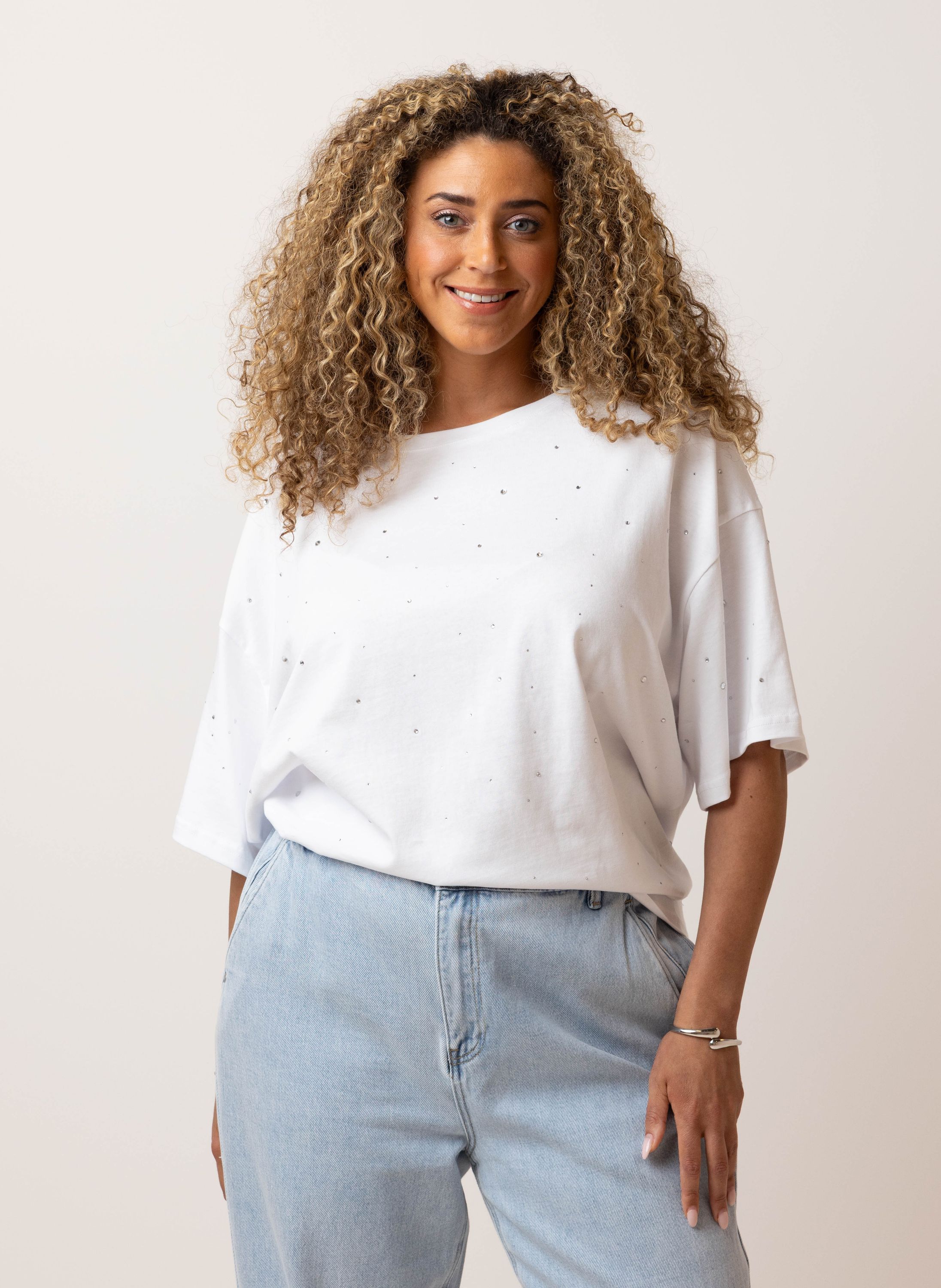 Norah Wit shirt  white 217132-100