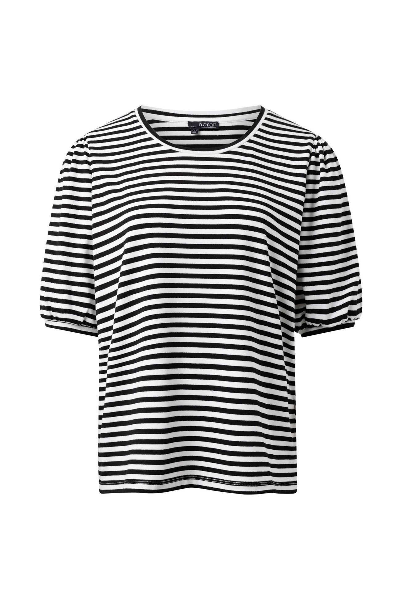 Norah Gestreept shirt black/white 217140-031