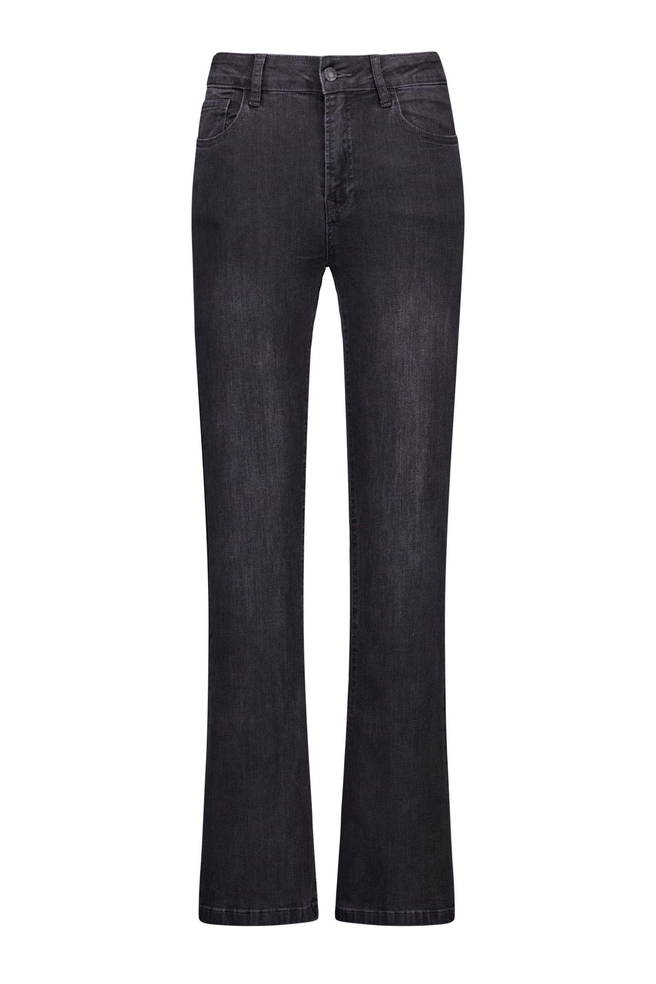Norah Flora jeans | Flared | Donkergrijs | L32 grey 217145-045