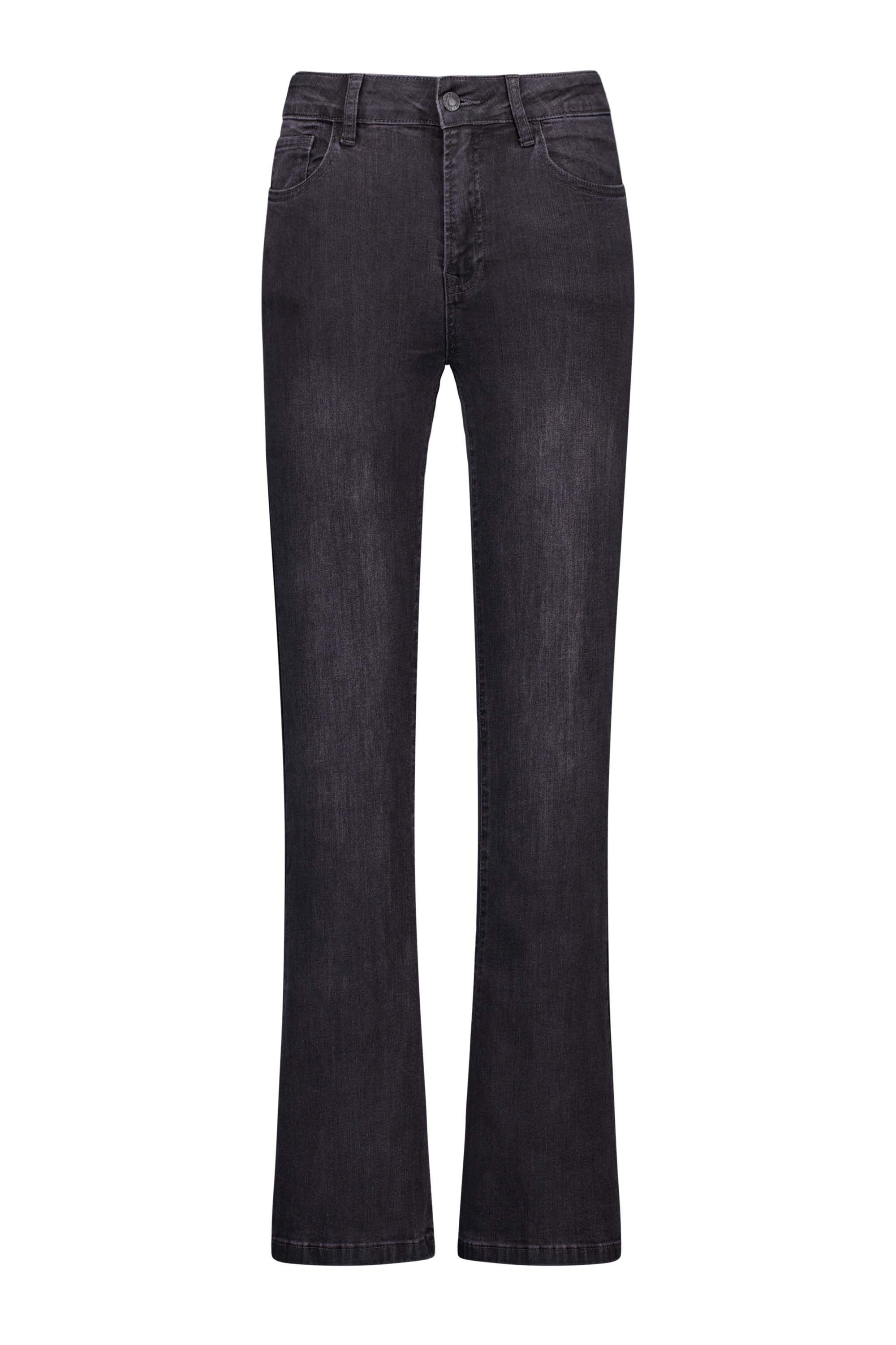 Norah Flora jeans | Flared | Donkergrijs | L32 grey 217145-045