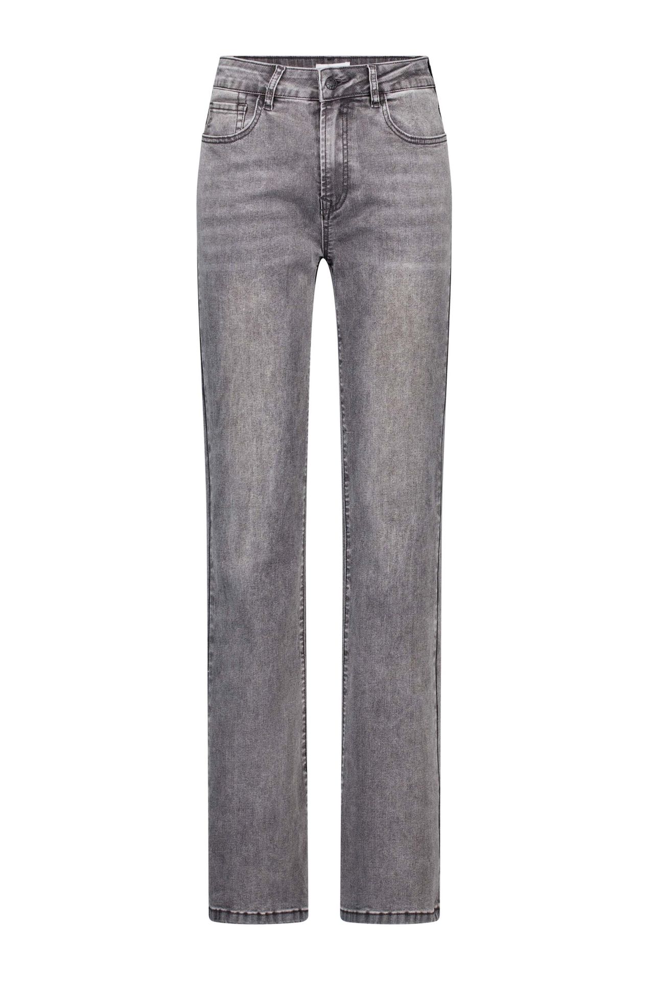 Norah Flora jeans | Flared | Donkergrijs | L34 grey 217146-045