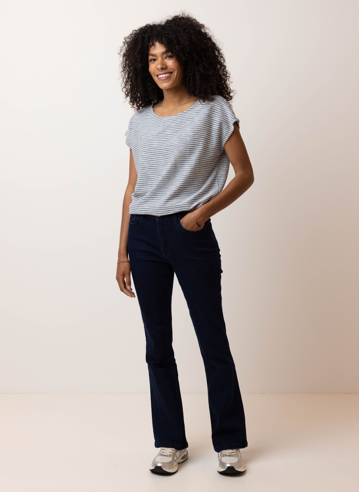 Norah Donkerblauwe Flora jeans L32 dark blue 217147-499-34