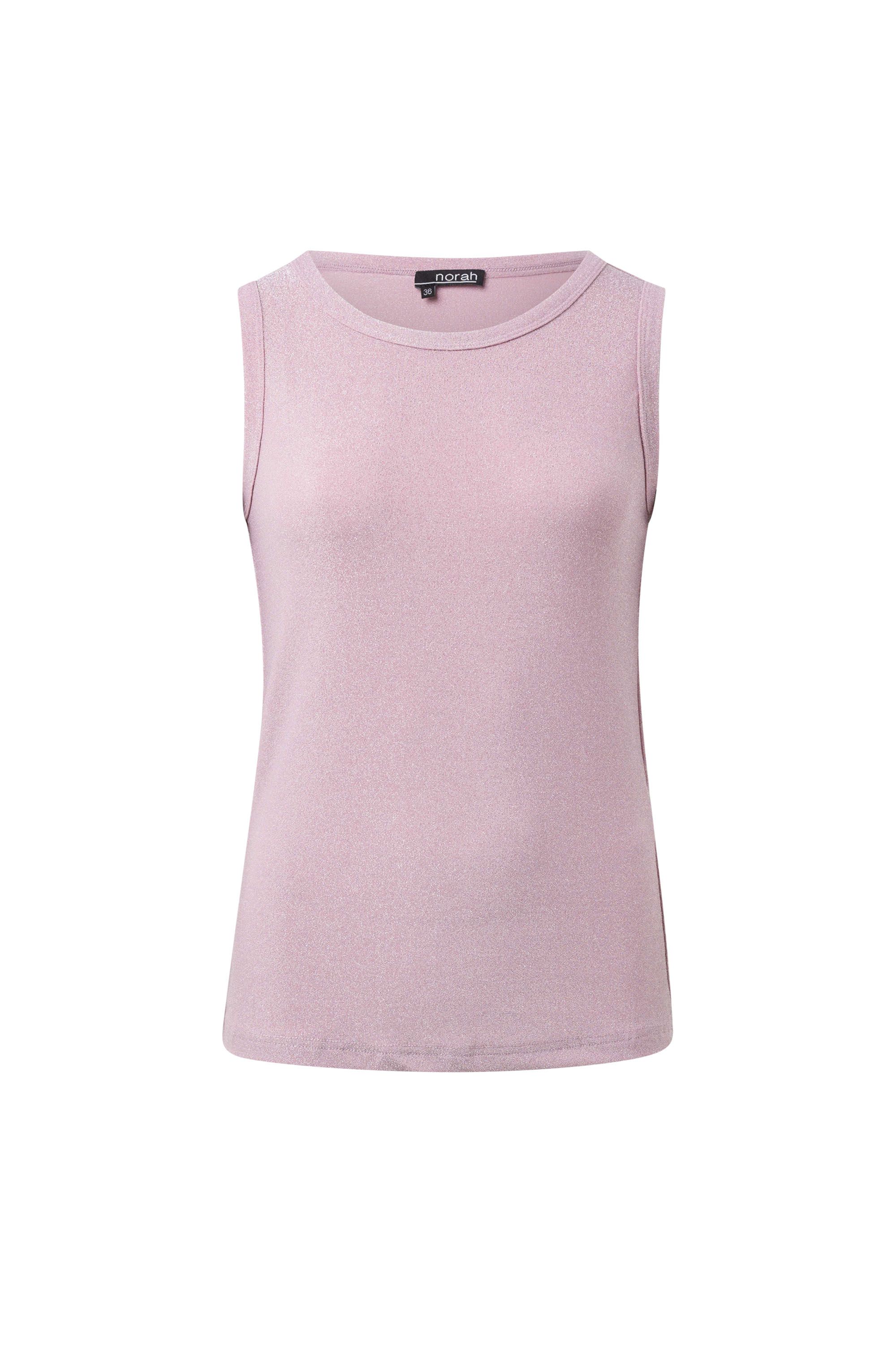 Norah Roze top met glans pink 217154-900