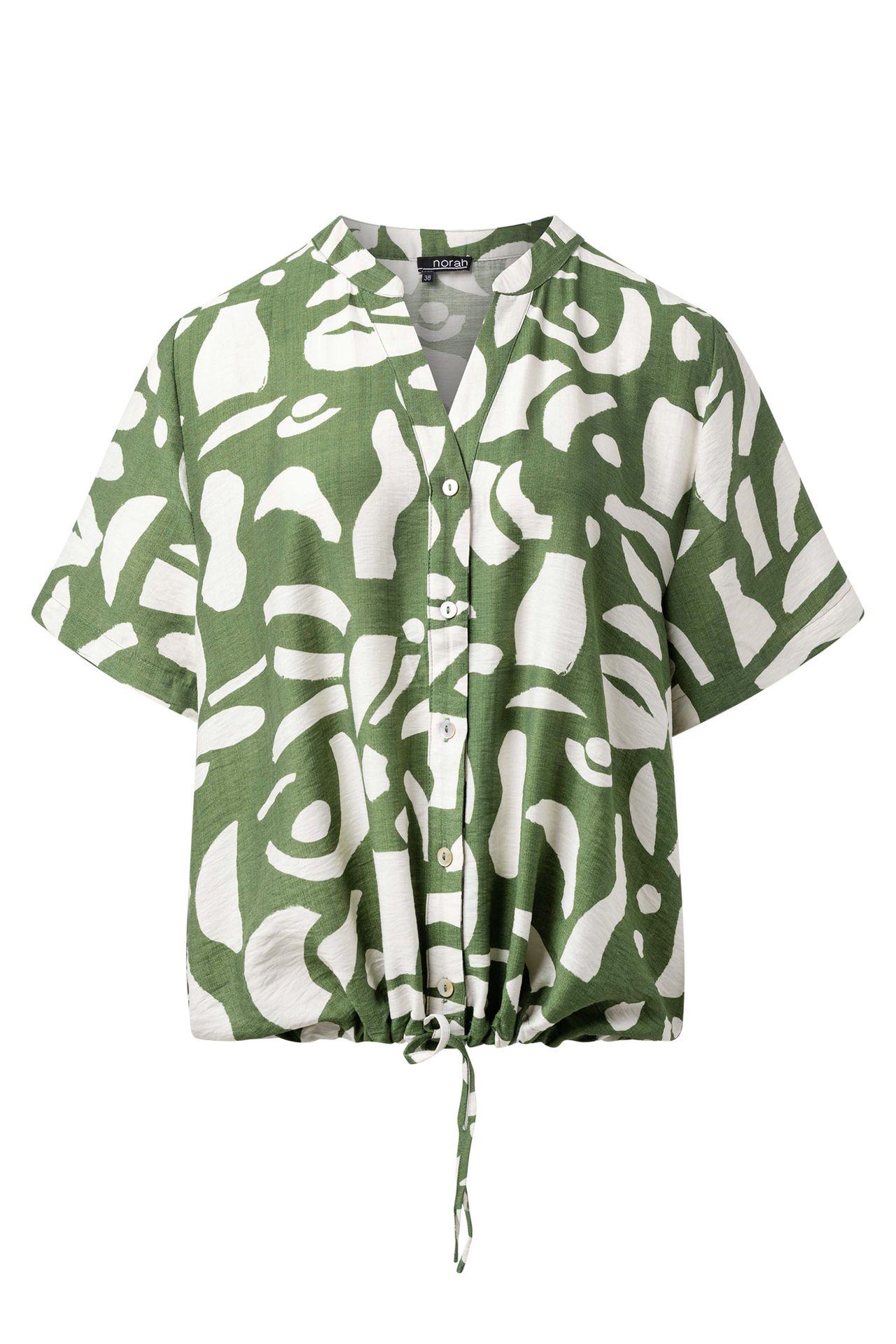 Norah Groene blouse green/ecru 217156-541