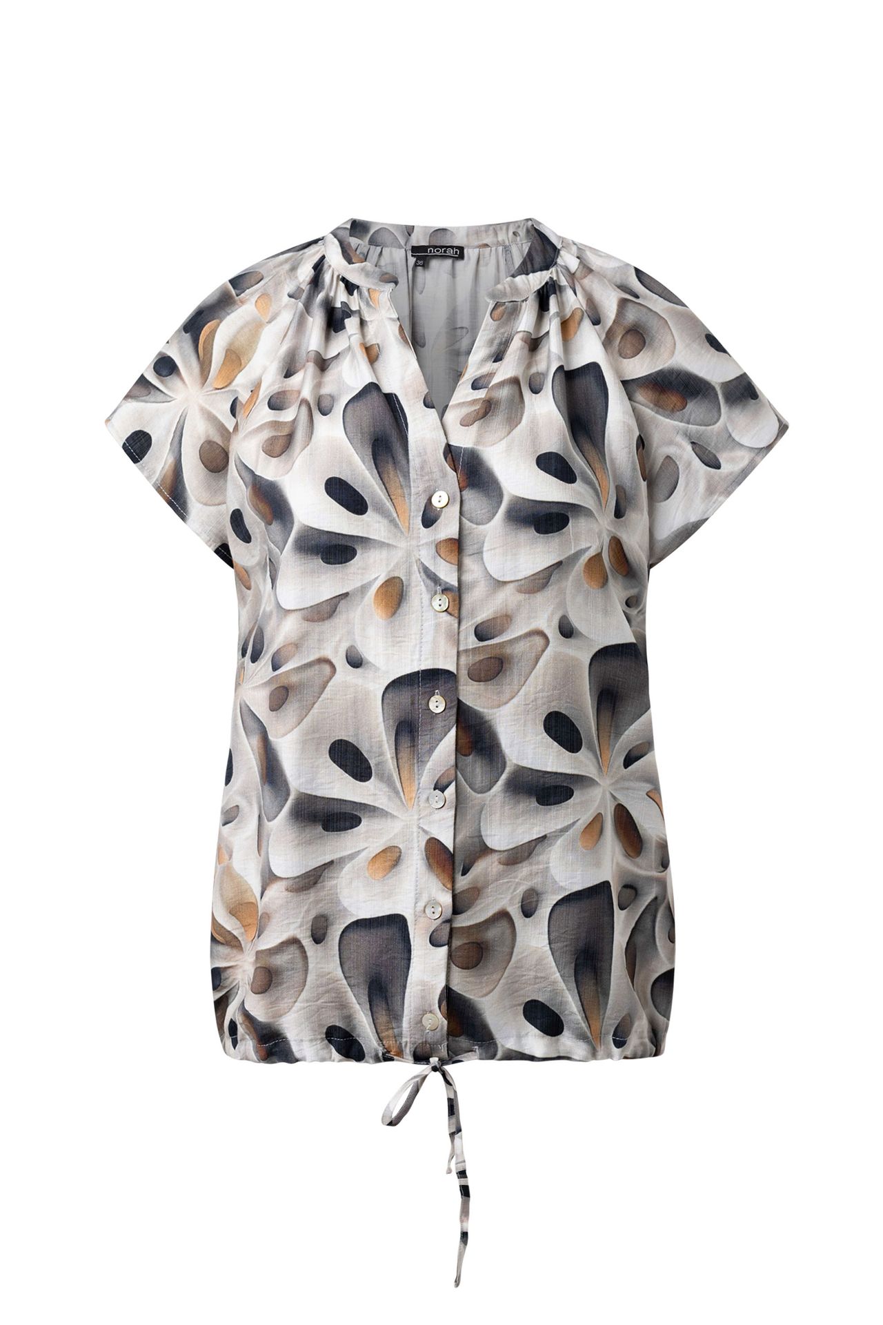 Norah Meerkleurige blouse grey multicolor 217161-048-36