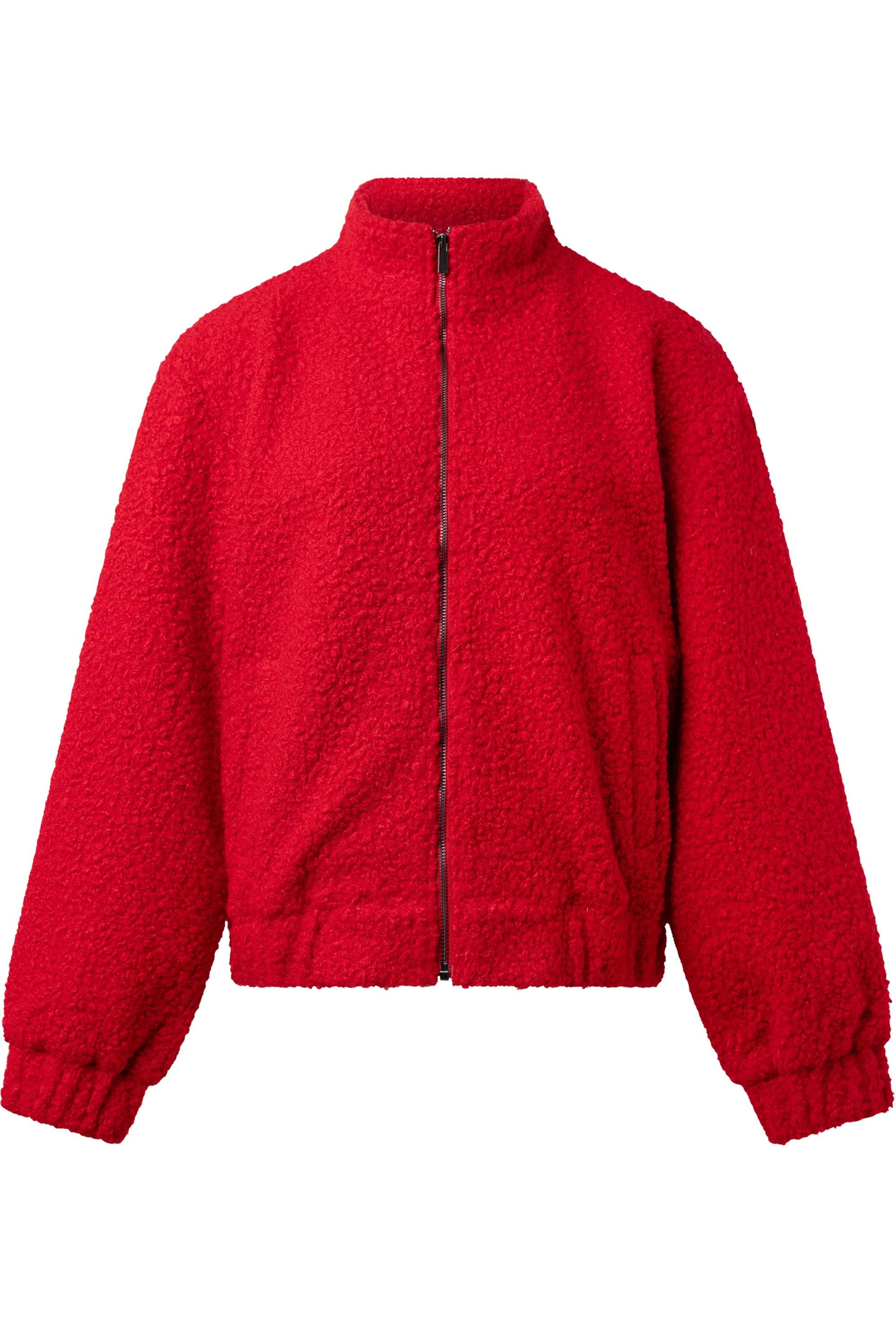 Norah Rode teddy jas red 217172-600-46-48