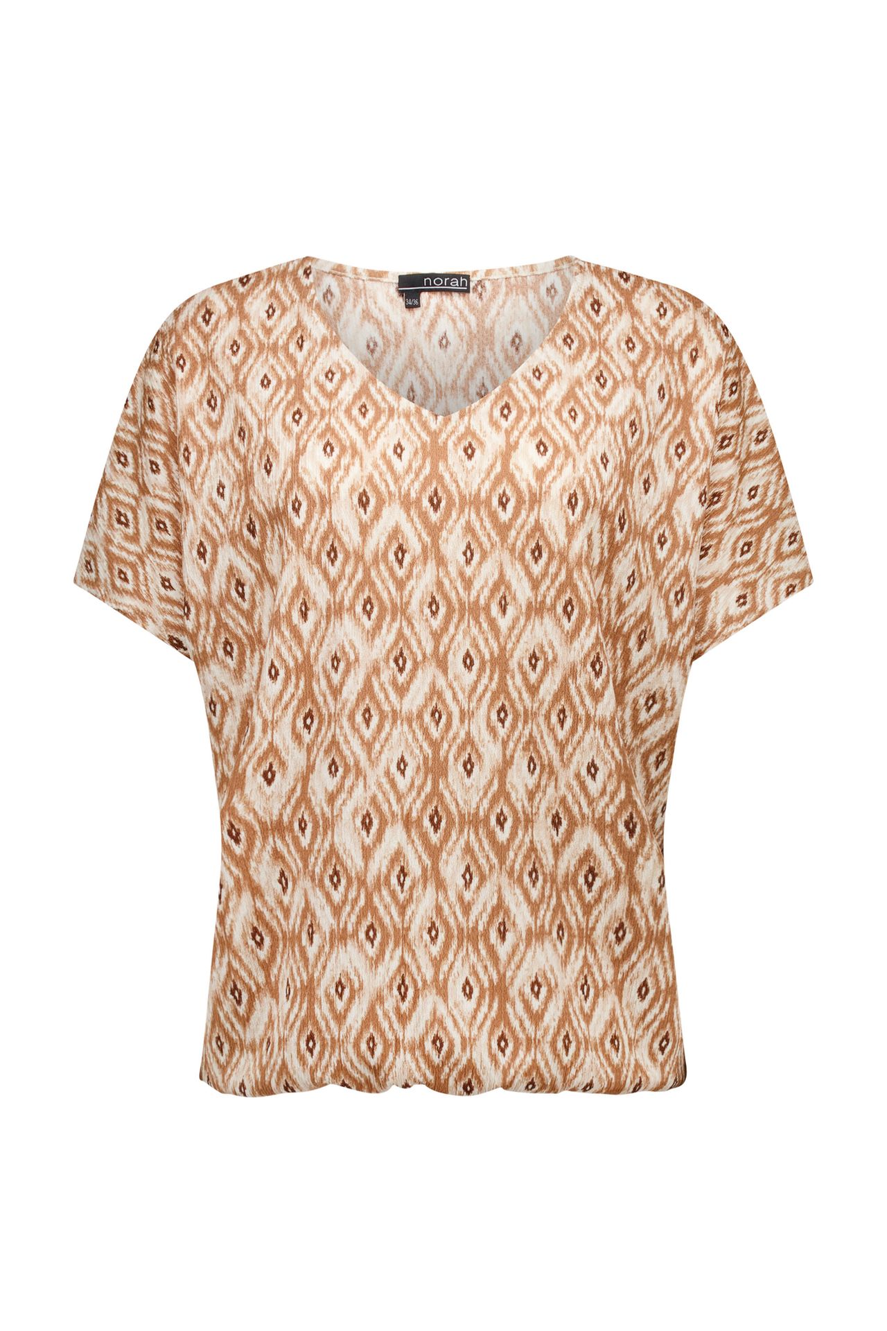 Norah Meerkleurig shirt brown multicolor 217183-220