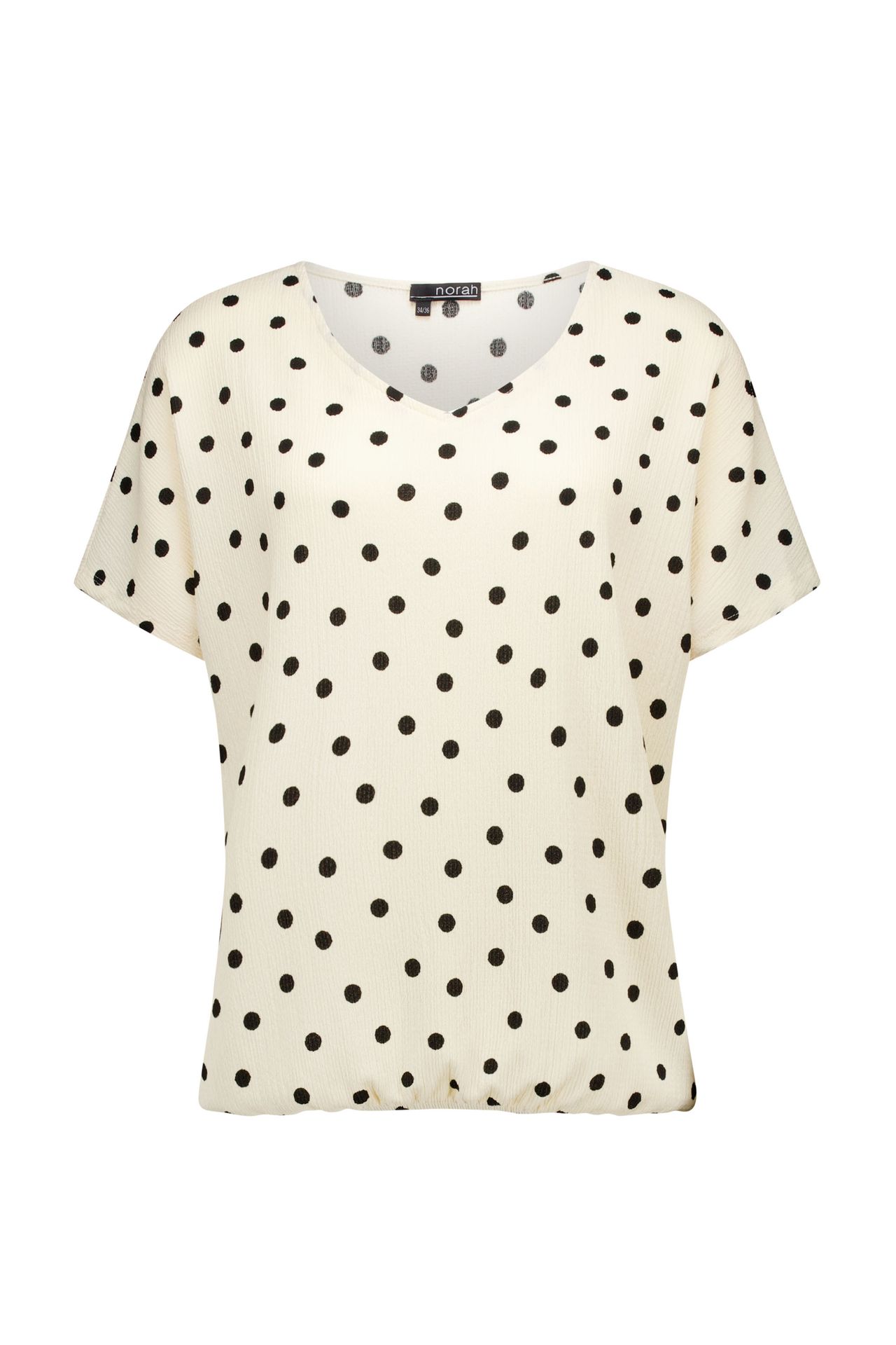Norah Meerkleurig shirt ecru/black 217184-170