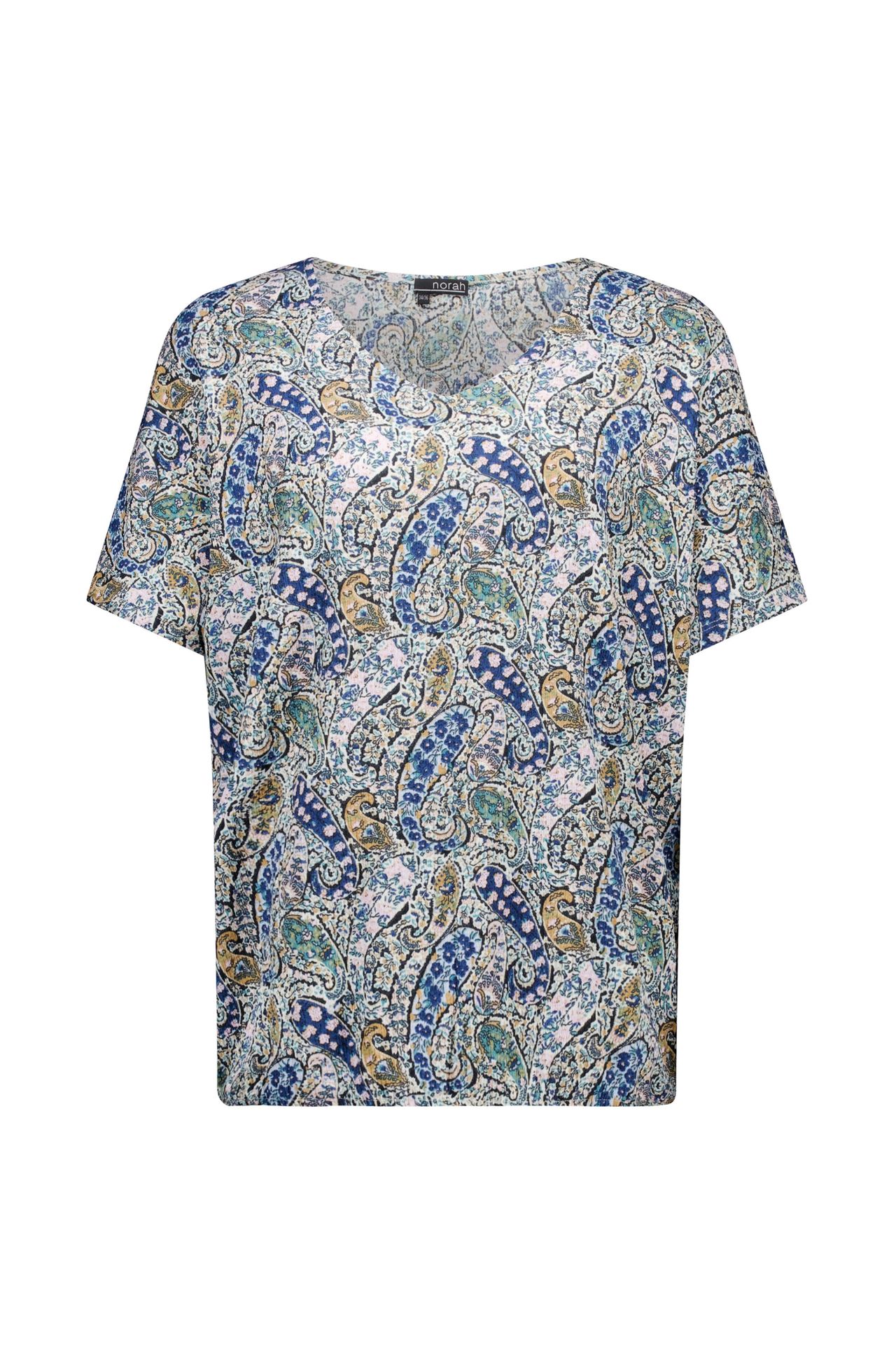 Norah Meerkleurig shirt blue multicolor 217188-420