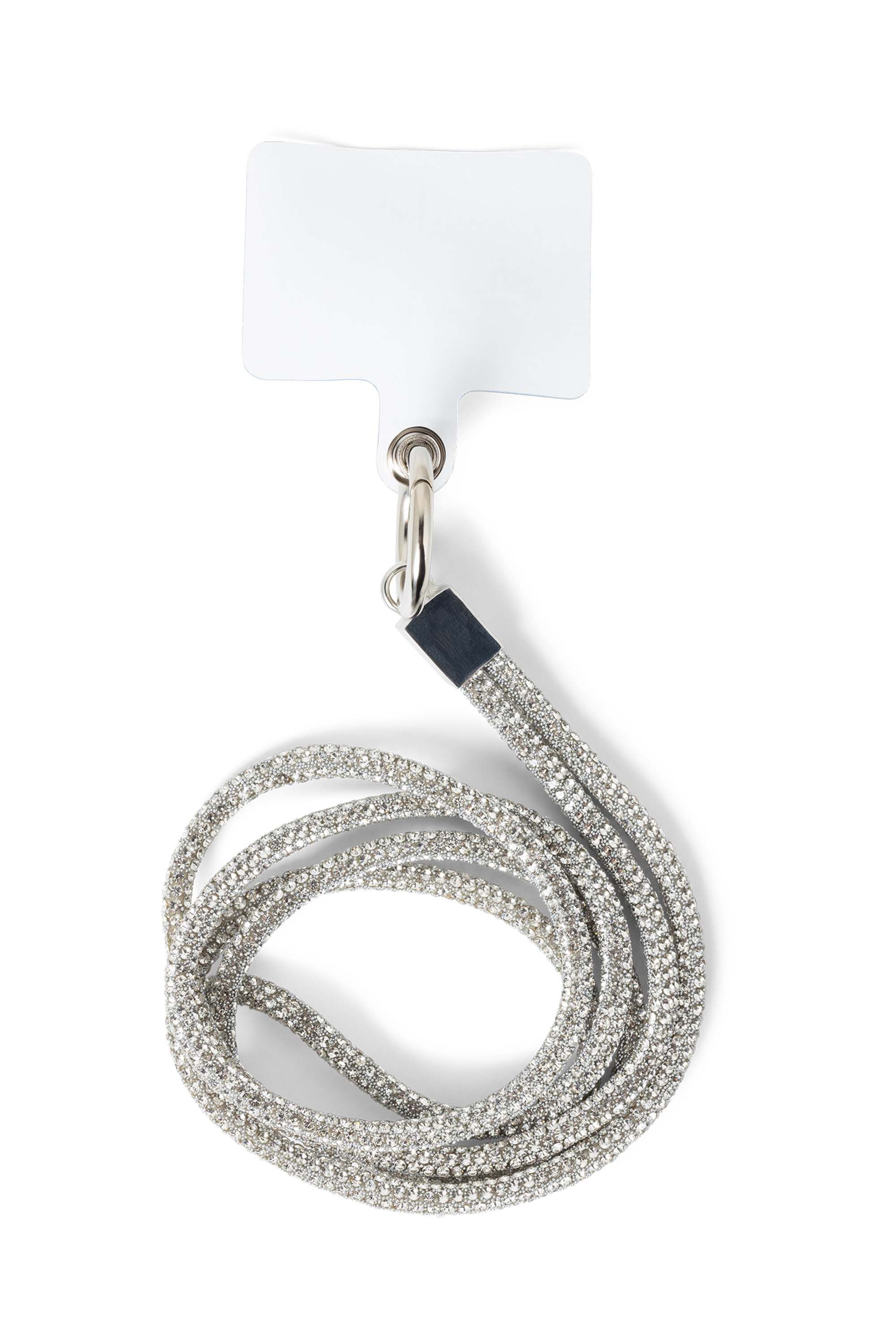 Norah Telefoonkoord met zilverkleurige steentjes silver 217240-099-ONE