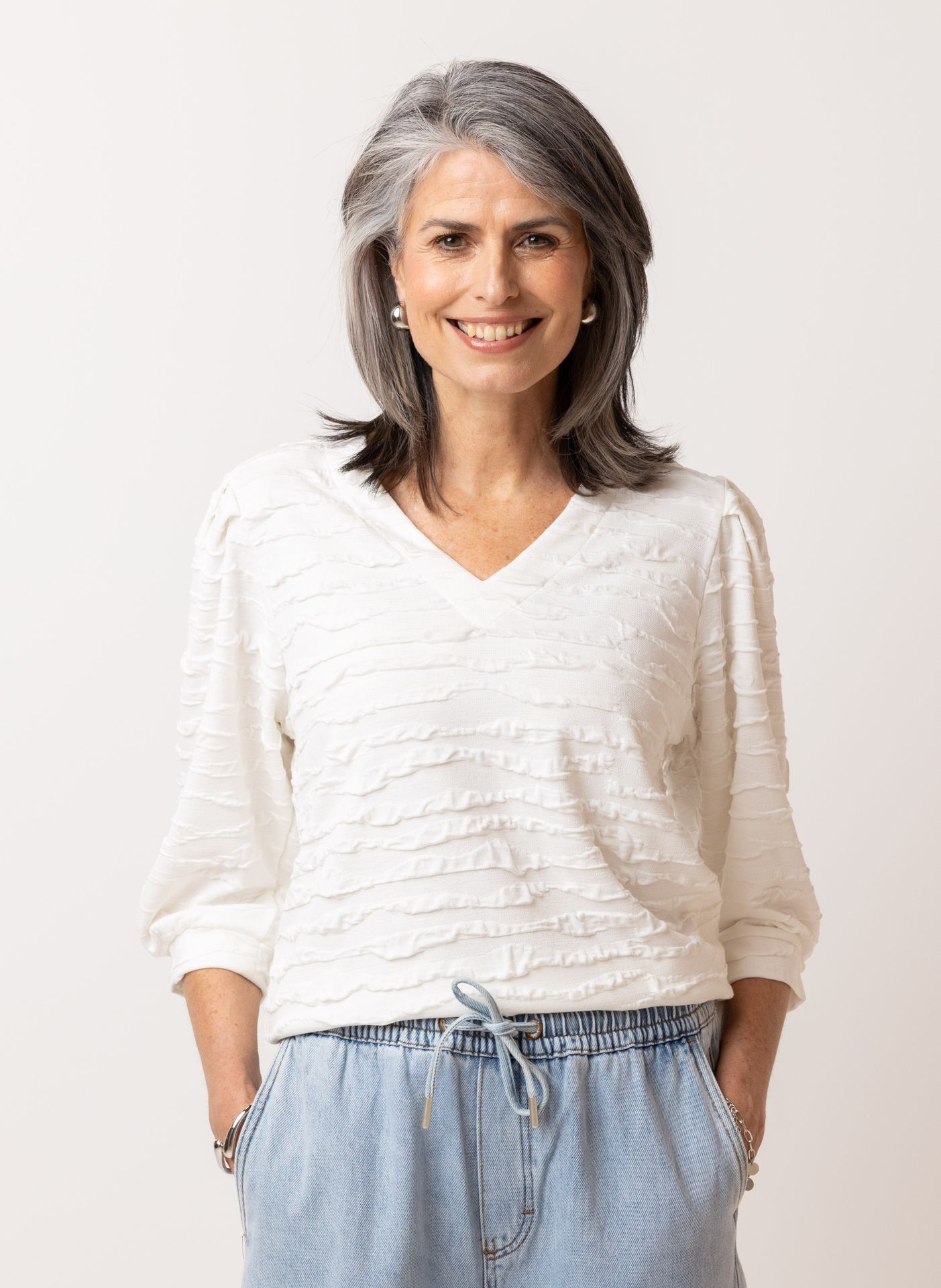 Norah Ecru shirt ecru 217251-102-34