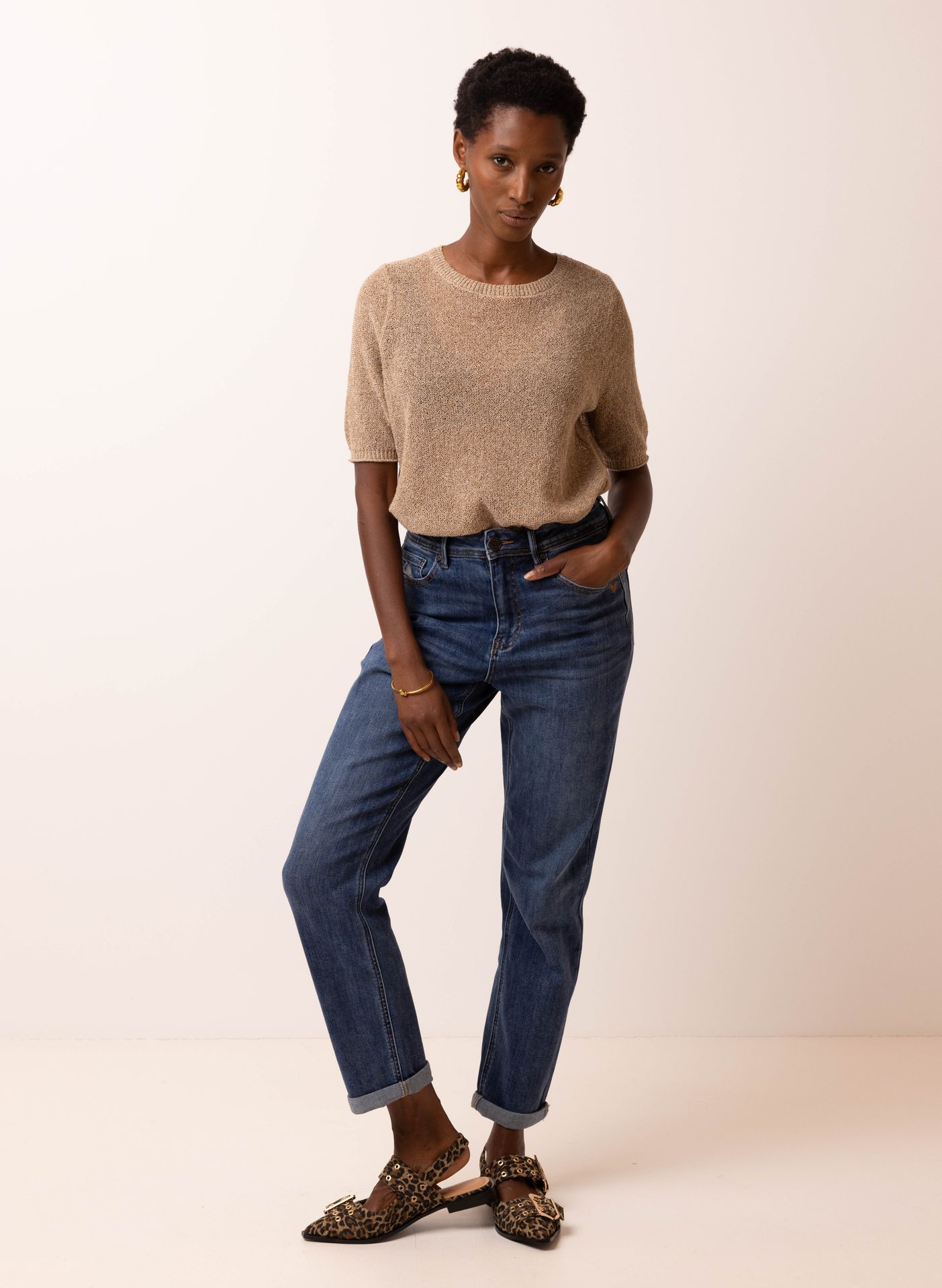 Norah Mom jeans | Middenblauw mid denim 217254-479-34