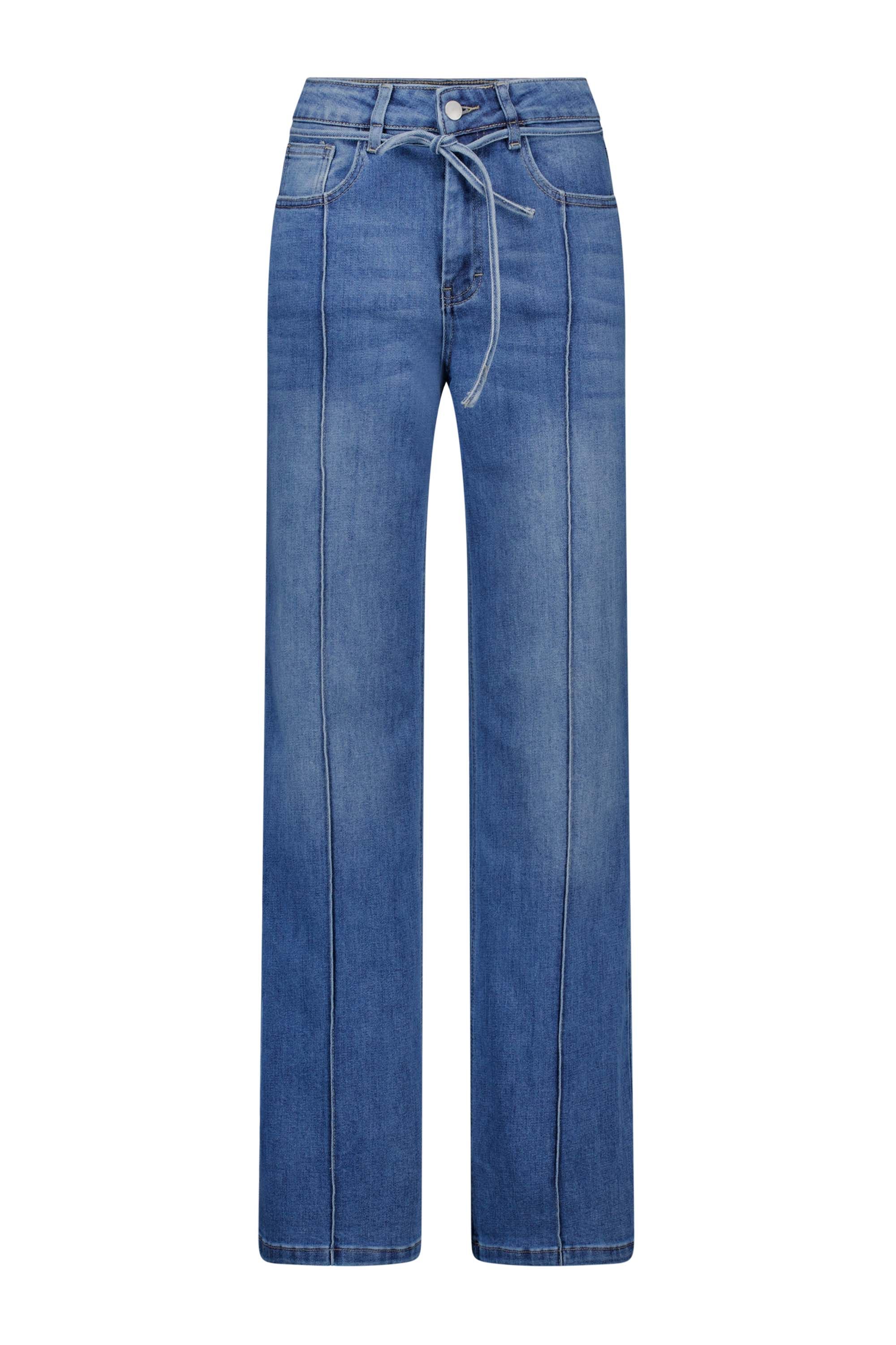 Norah Straight jeans | Middenblauw | L32 mid denim 217266-479-42