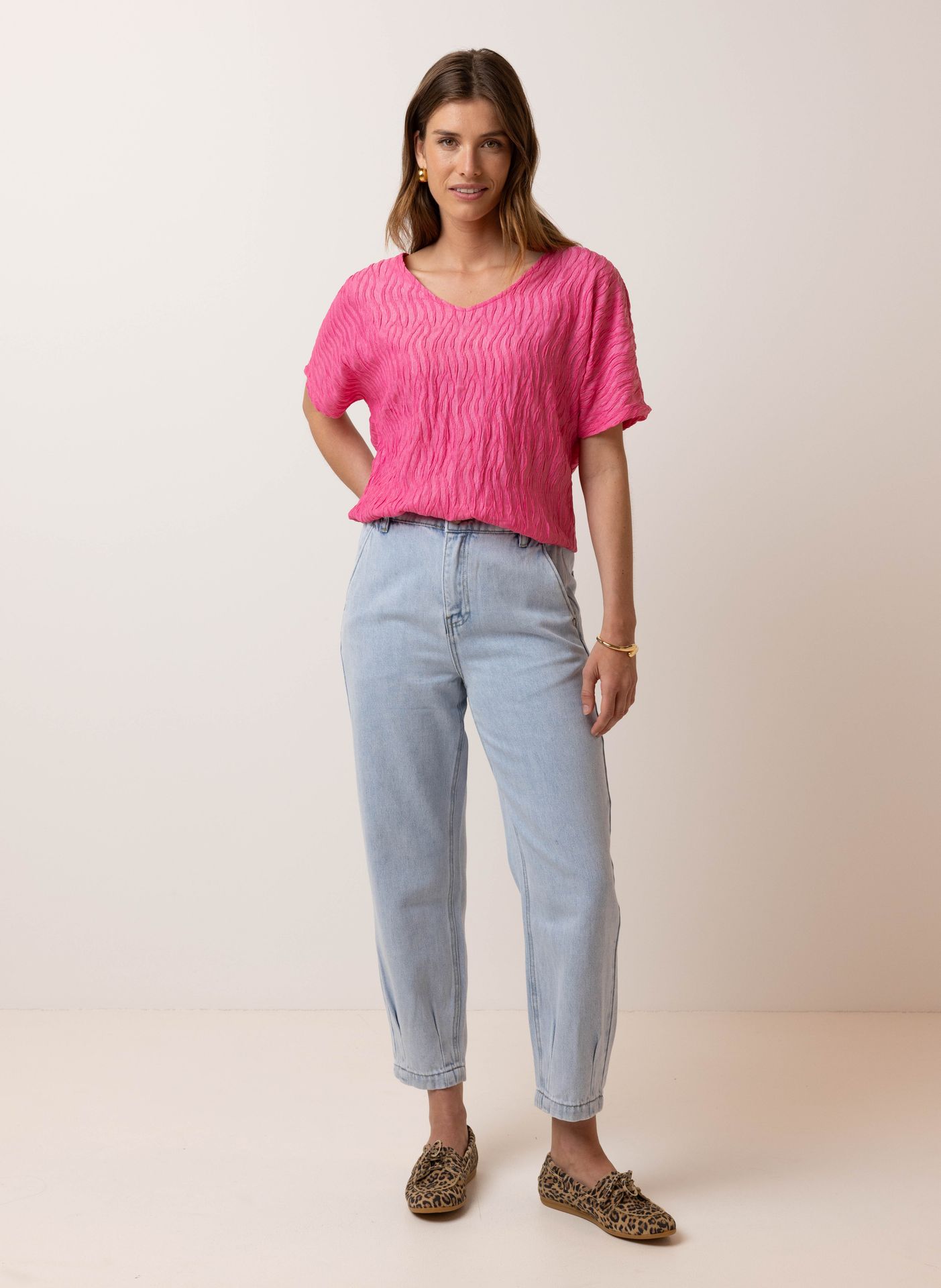 Norah Meerkleurig shirt pink 217268-900-34-36