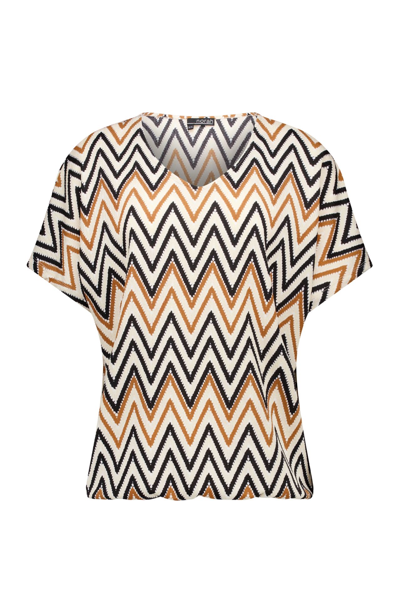 Norah Meerkleurig shirt brown multicolor 217276-220-46-48