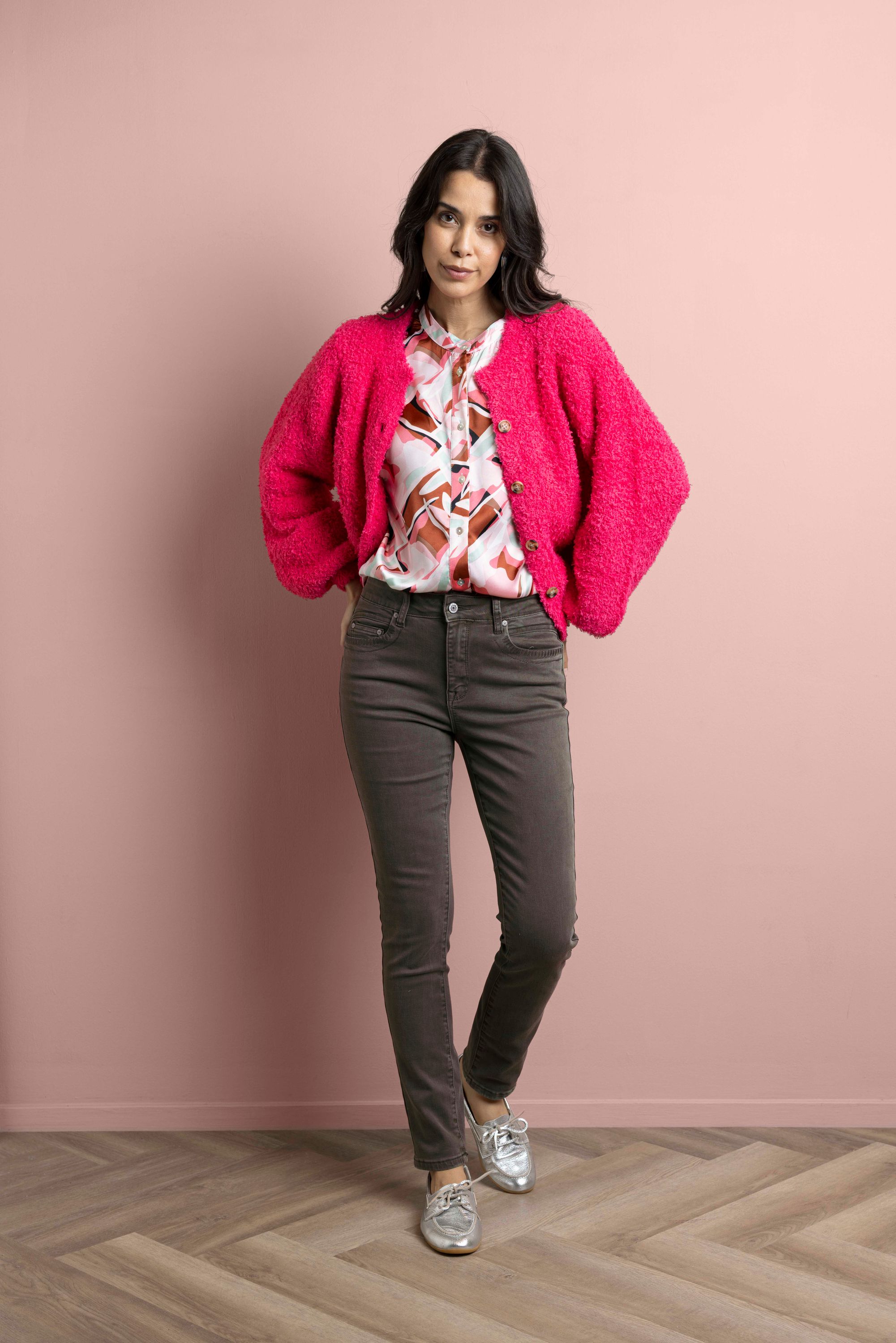 Norah Anna jeans | Skinny | Groen | L30 army green 217279-595-44