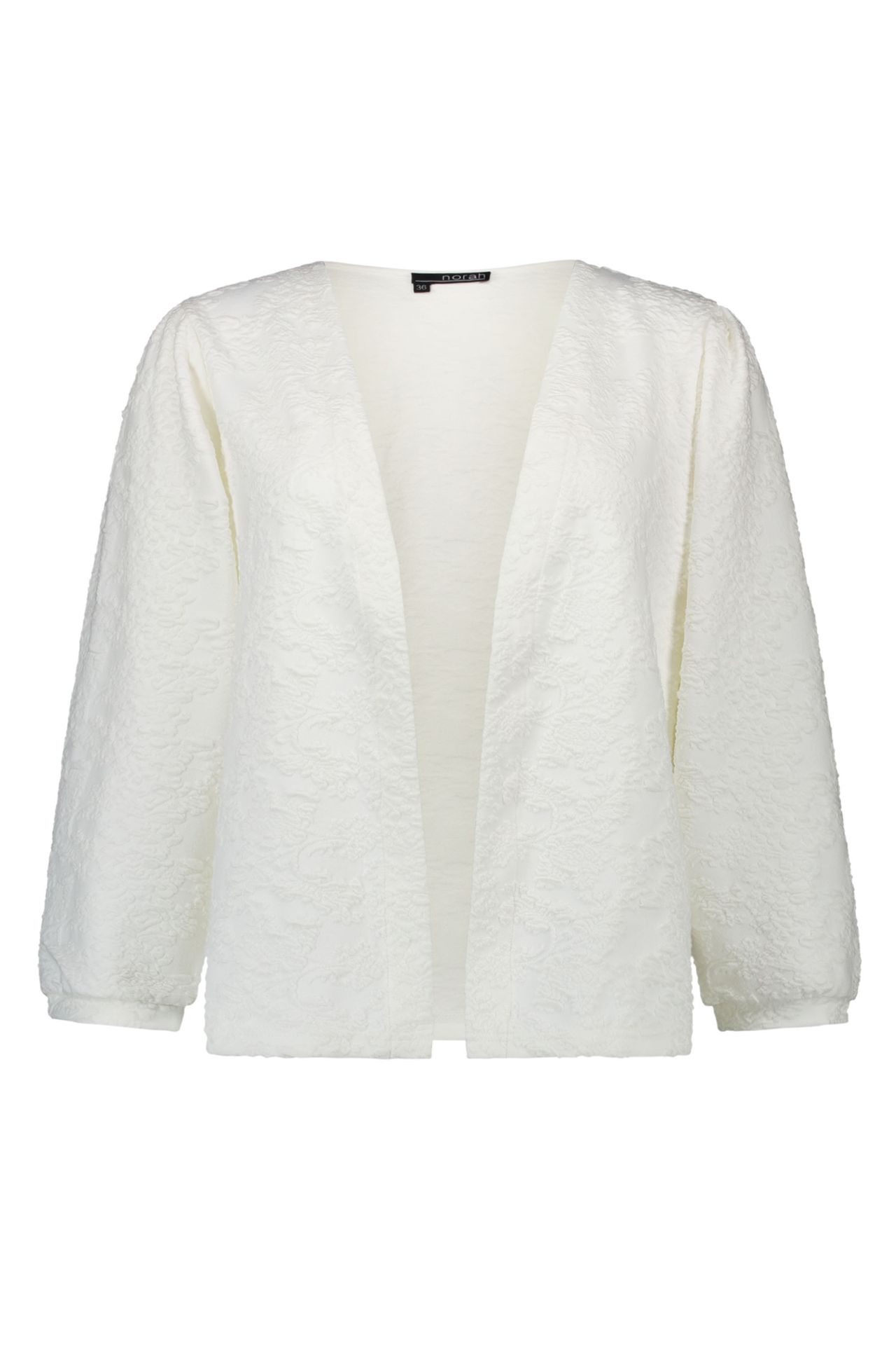 Norah Off-white vest met structuur off-white 217290-101-36