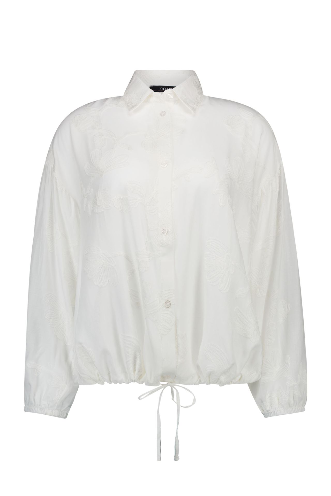 Norah Off-white blouse met borduursels off-white 217306-101-44