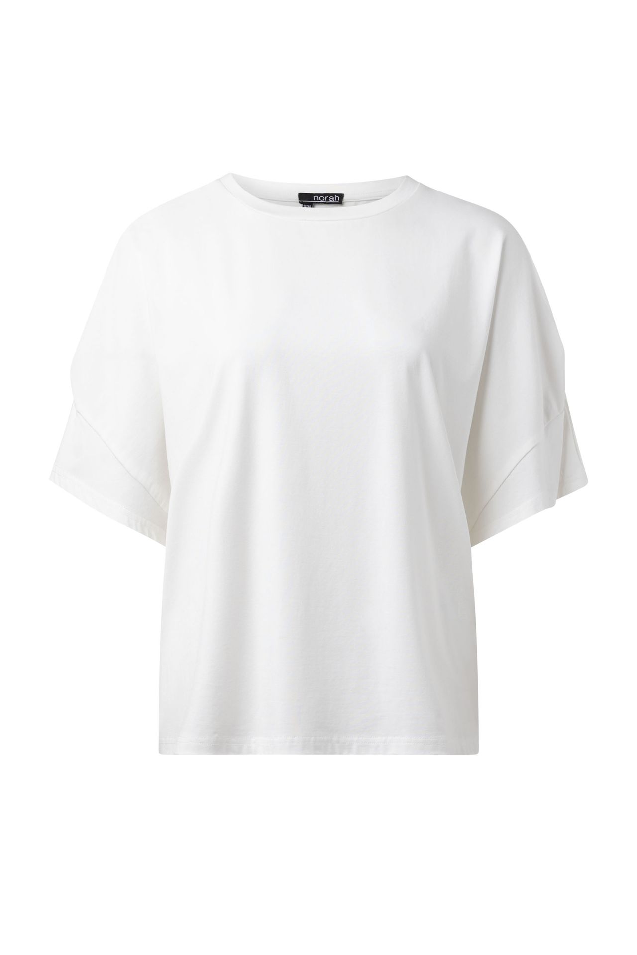 Norah Off-white shirt met plooidetail off-white 217312-101-38-40
