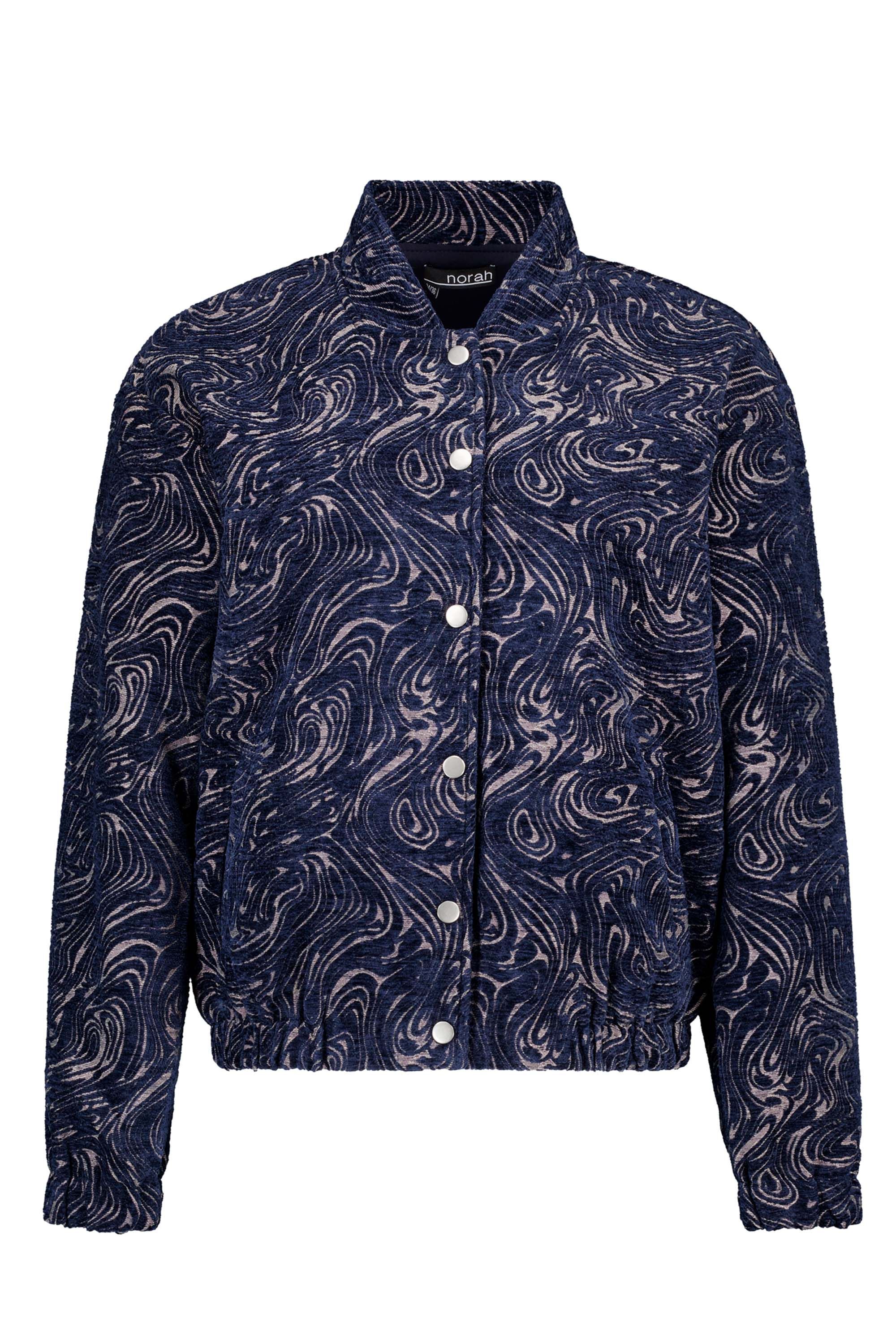 Norah Jasje met golvende print grey/blue 217342-074-46-48