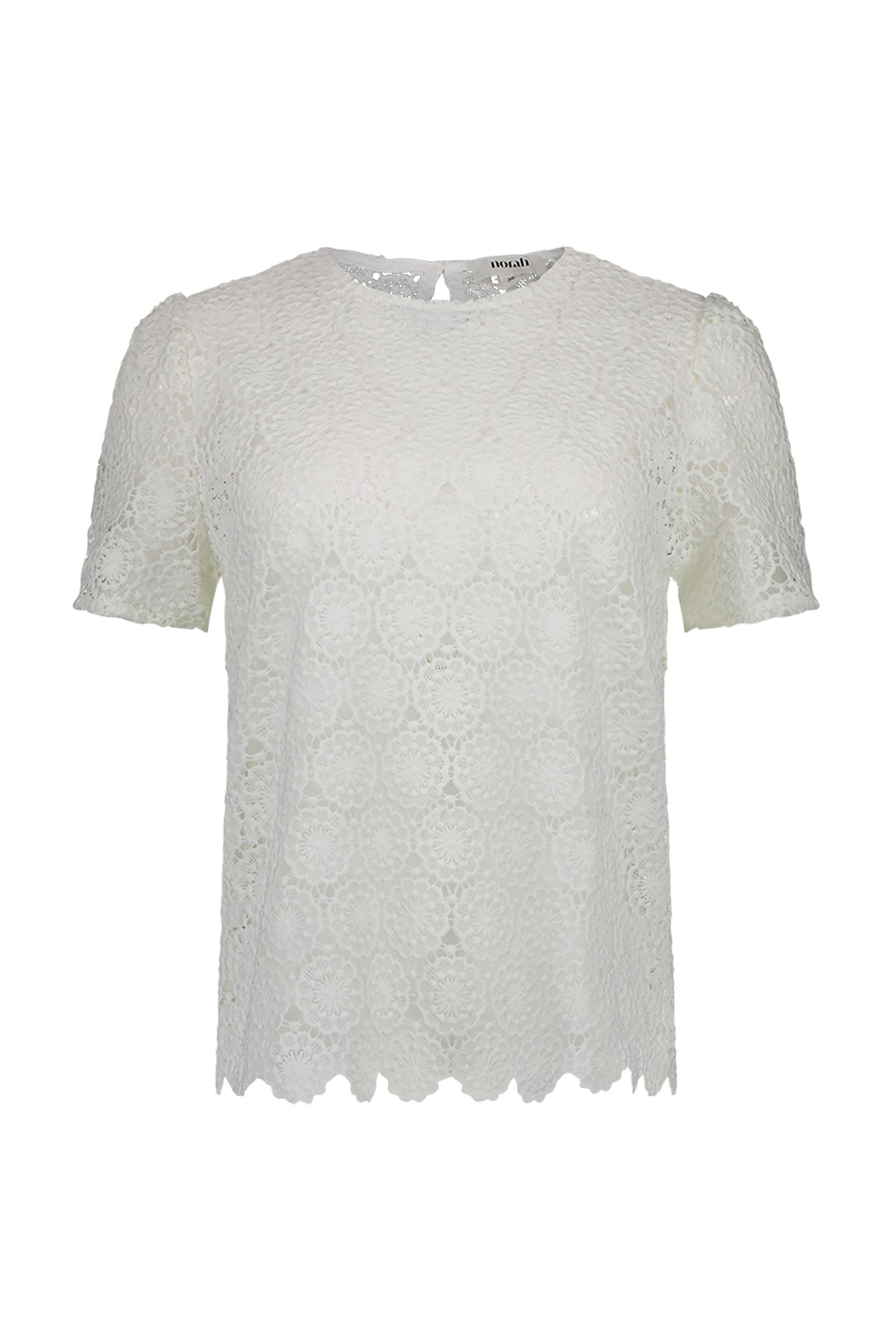 Norah Off-white kanten shirt off-white 217345-101-46