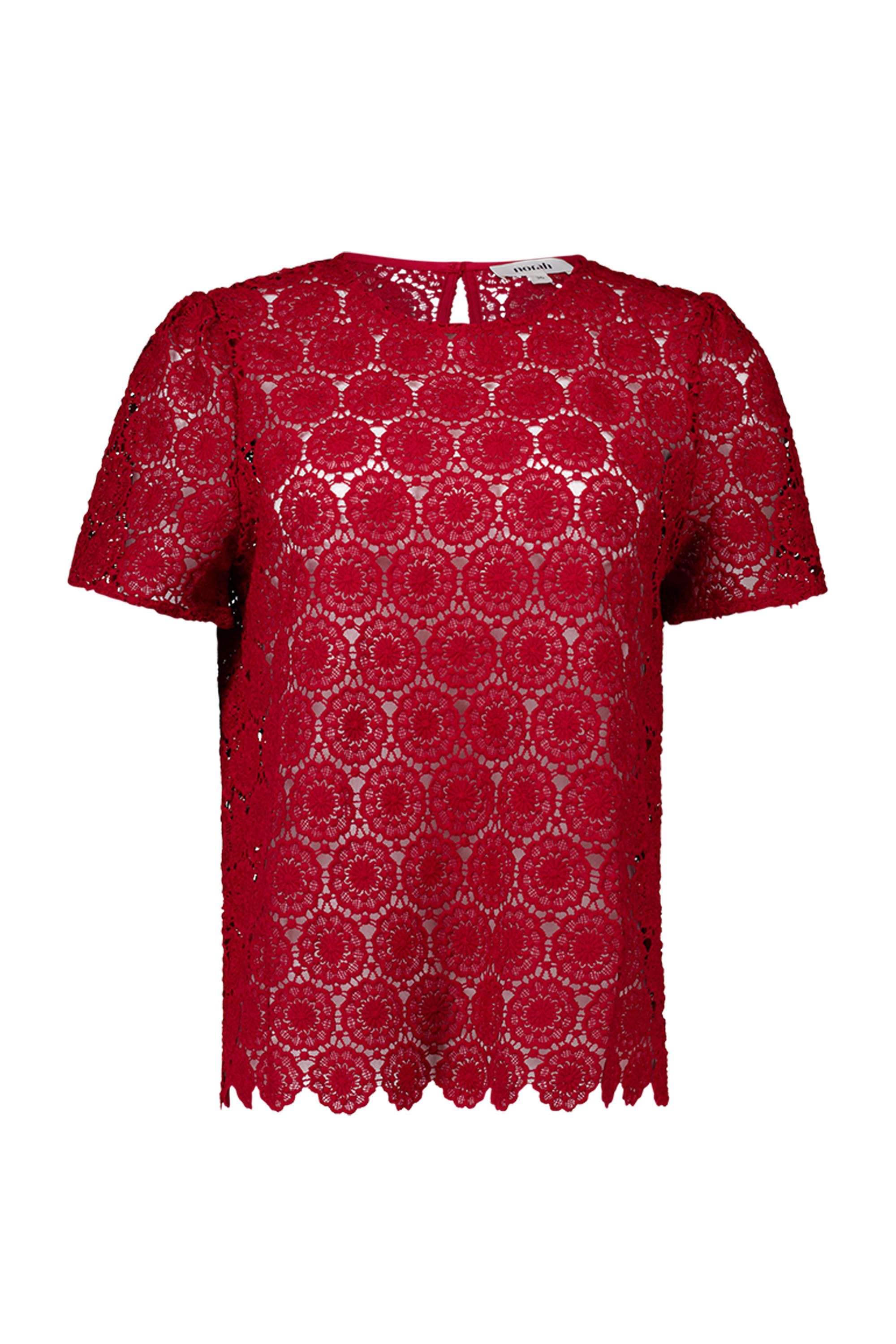 Norah Brique kanten shirt brique 217345-670-34