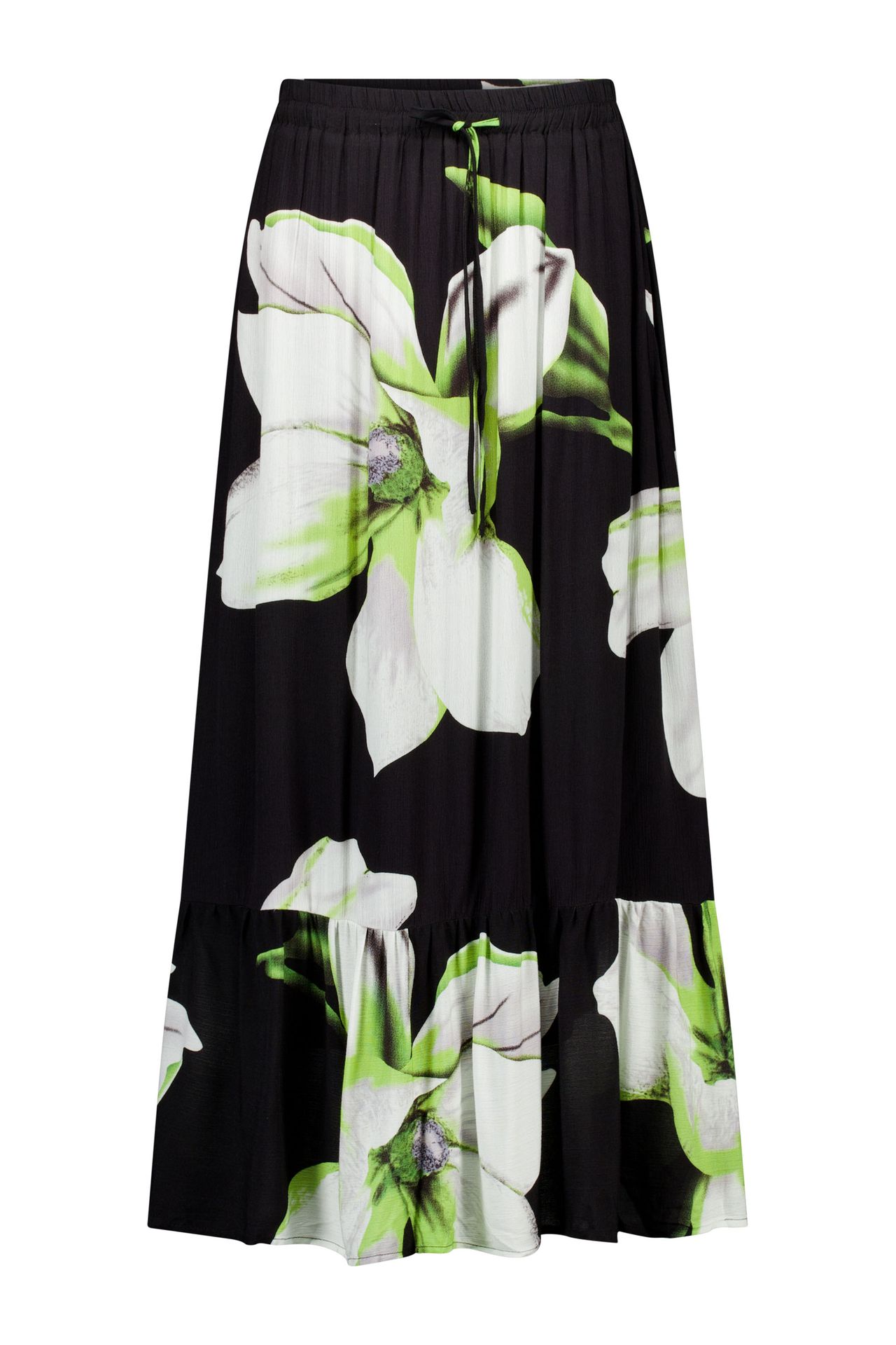 Norah Maxi rok met grafische print black multicolor 217358-020-38-40