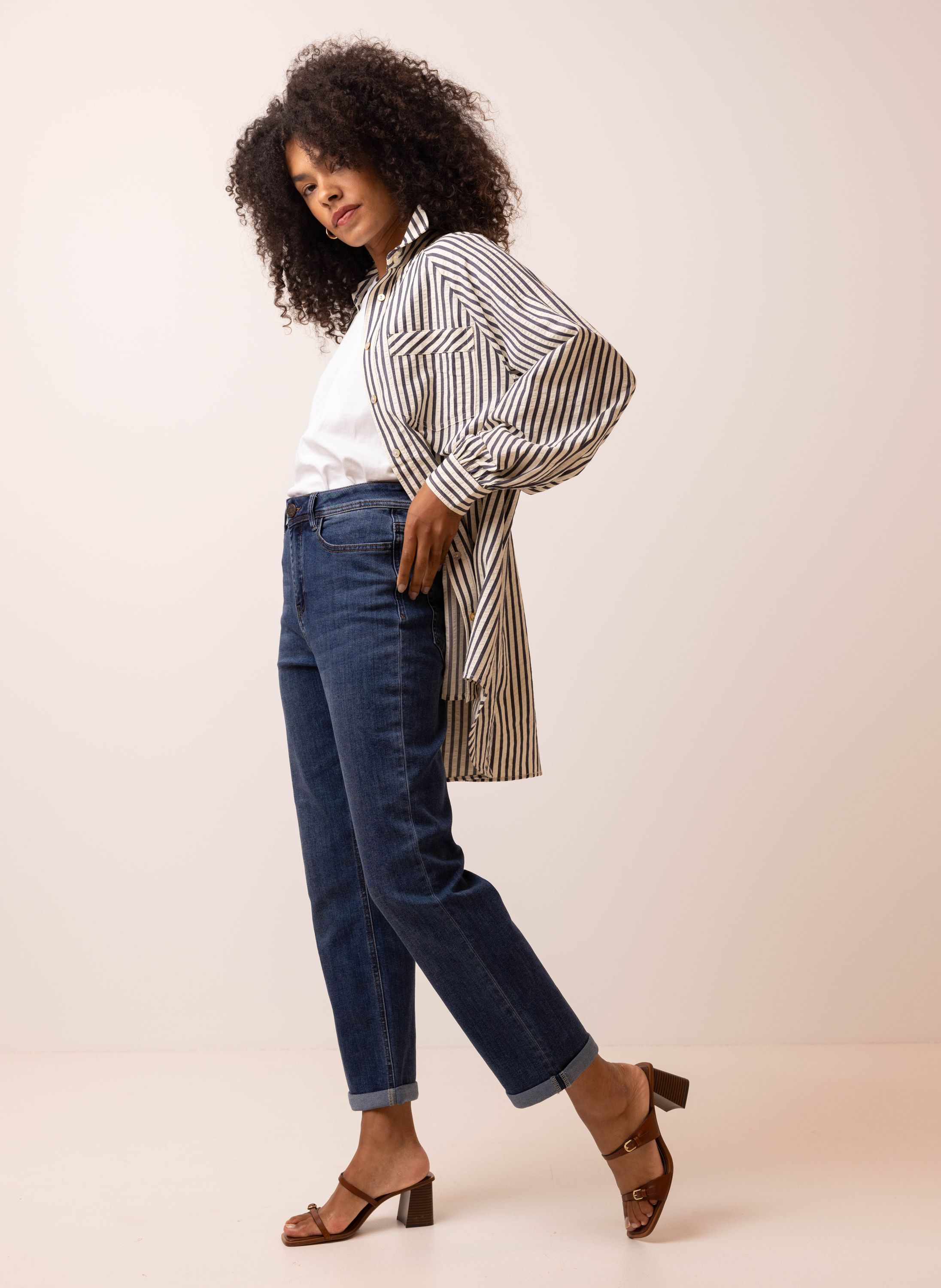 Norah Christina jeans | Mom | Middenblauw mid denim 217369-479-34