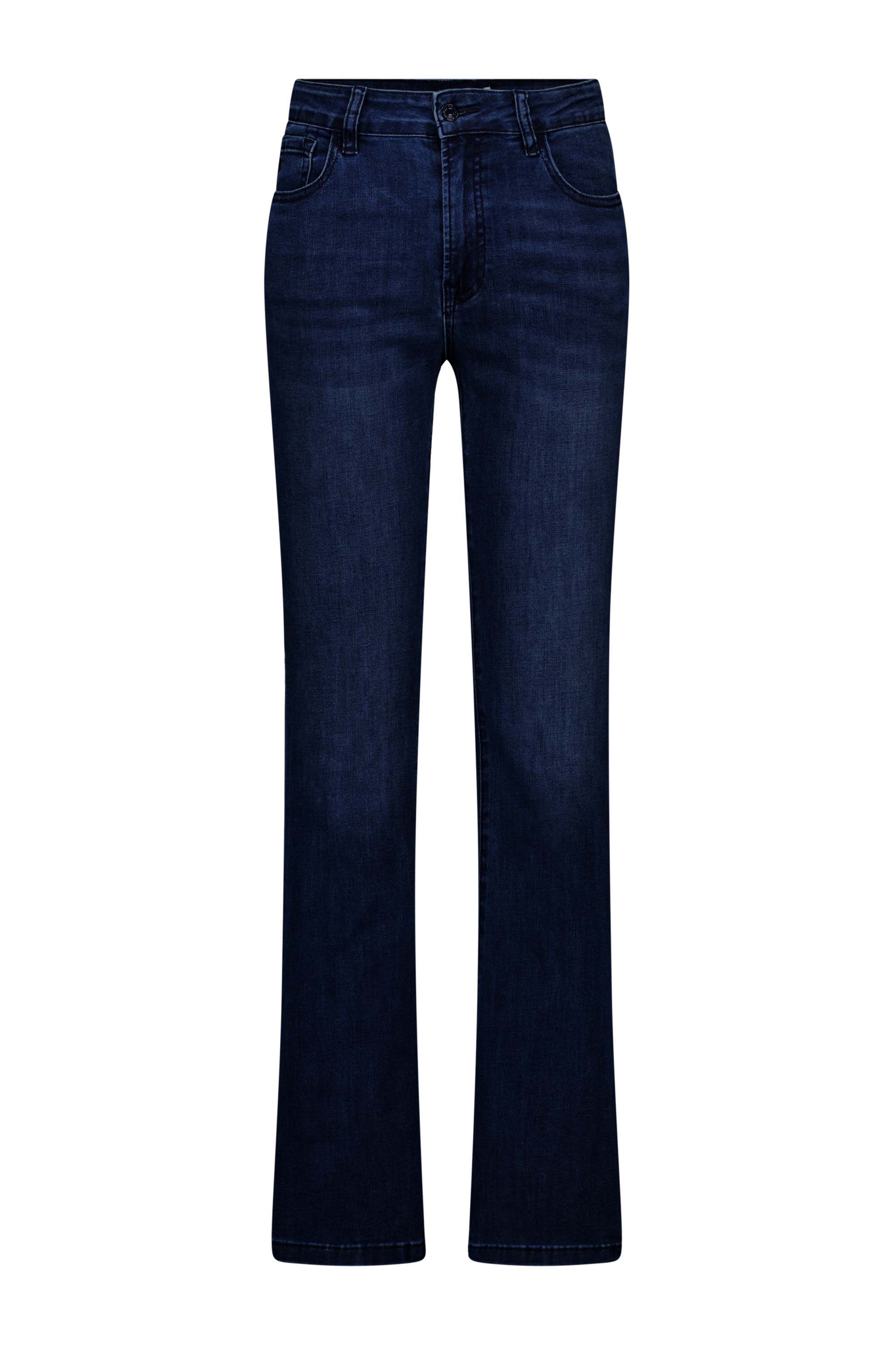 Norah Flora jeans | Flared | Middenblauw | L30 medium blue 217373-449-34