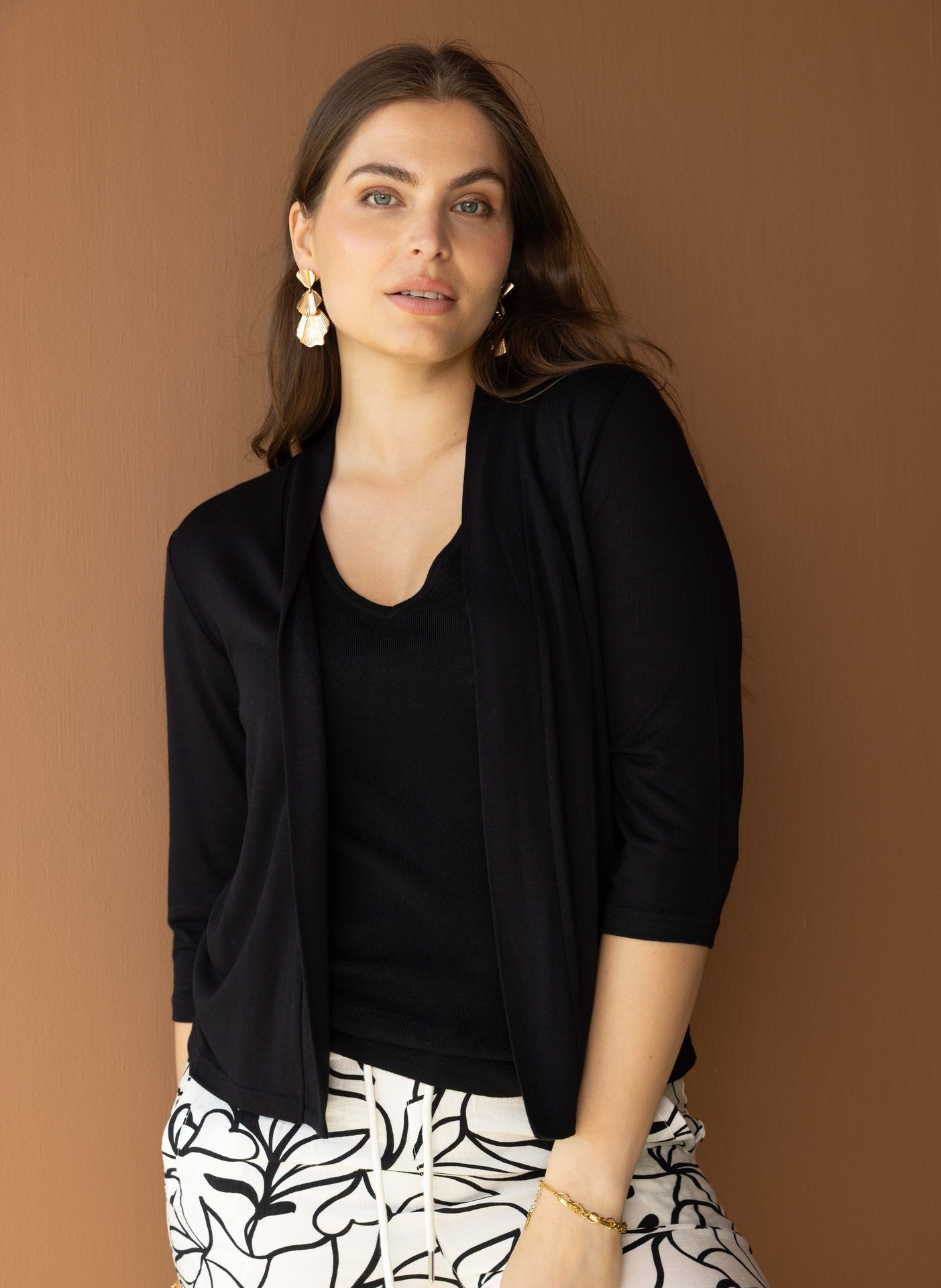 Zwart vest