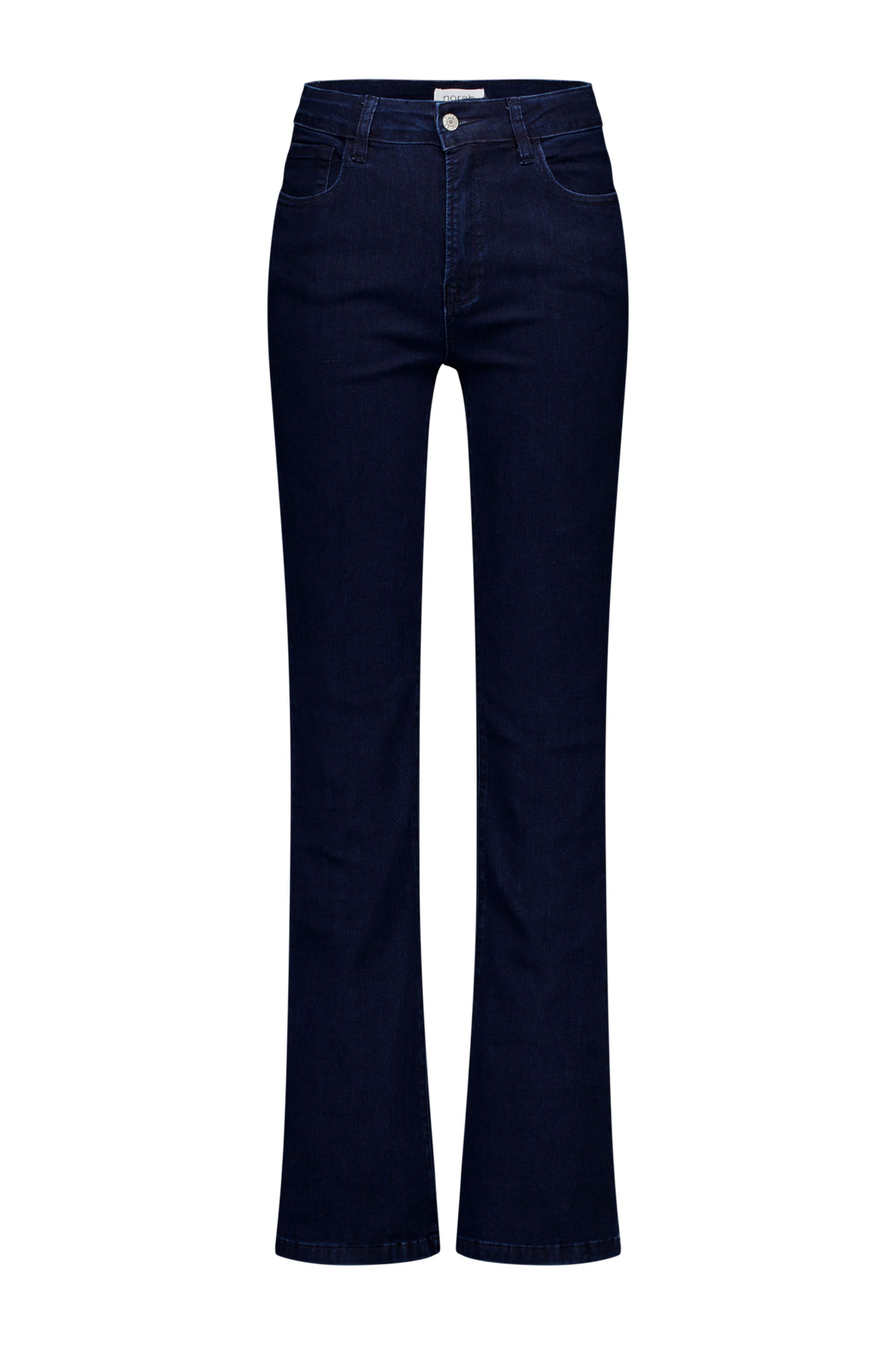 Norah Flora jeans | Flared | Donkerblauw | L36 dark blue 217403-499-46