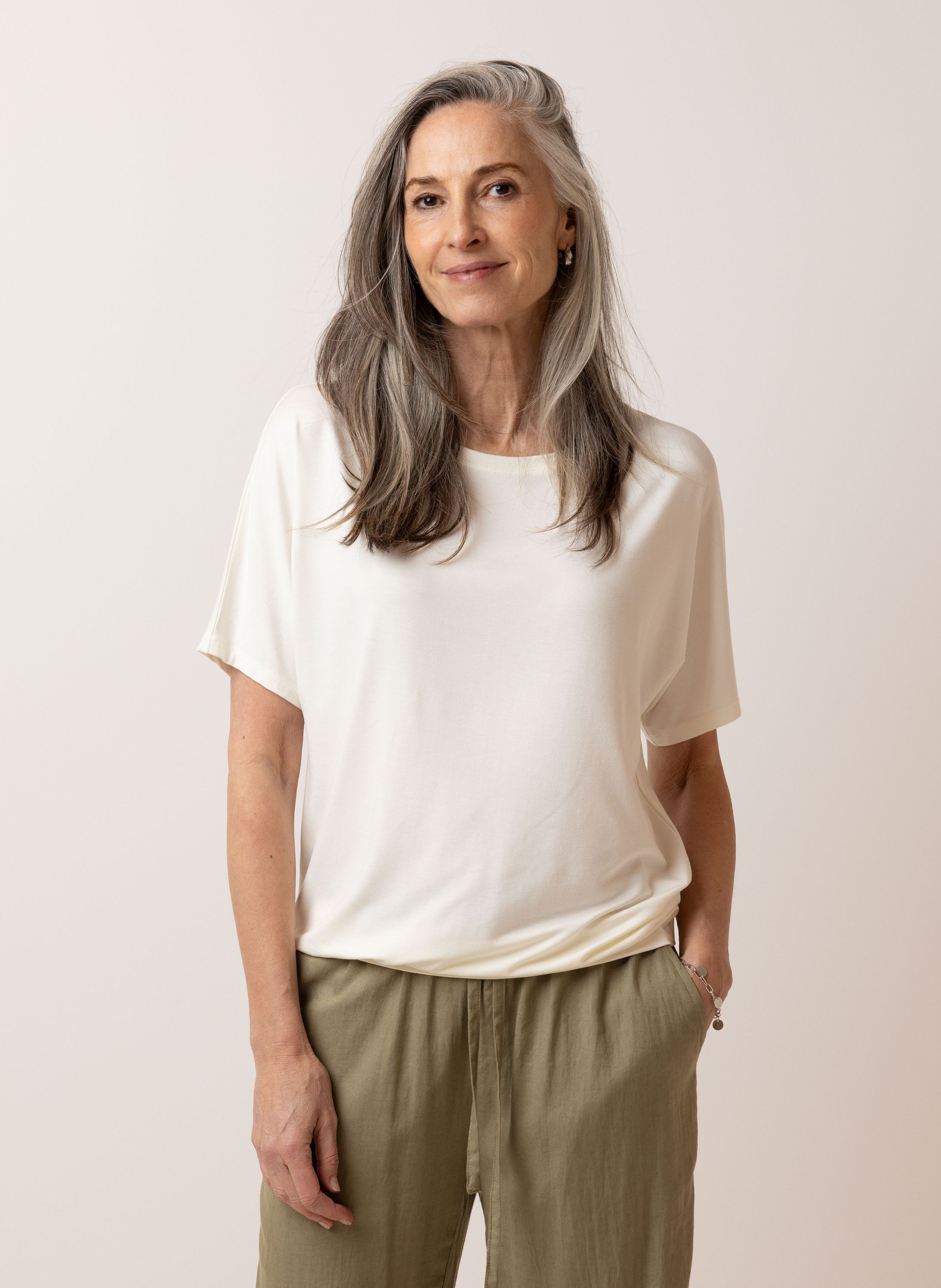 Norah Off-white shirt off-white 217405-101-46