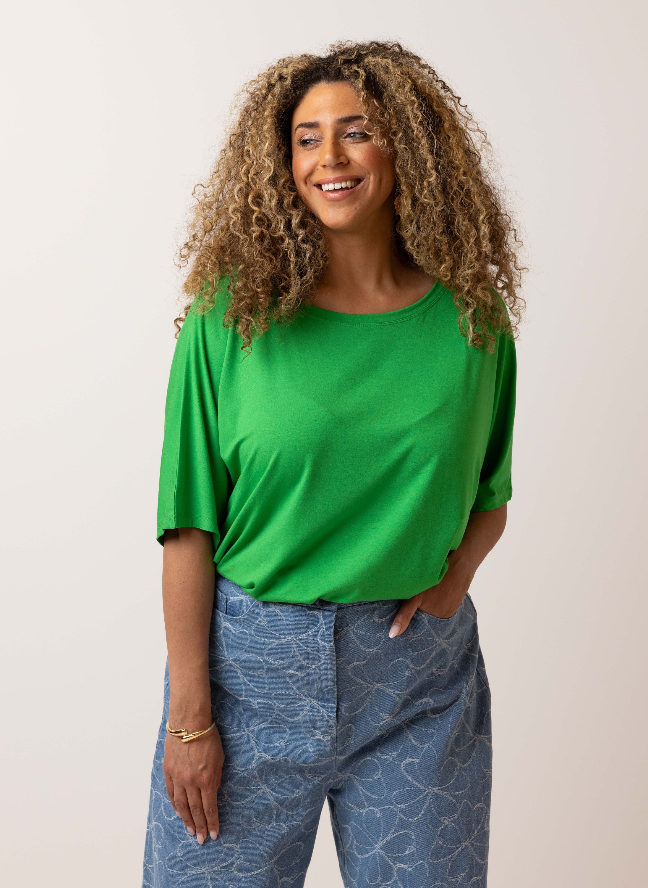 Norah Groen shirt apple green 217405-505-42