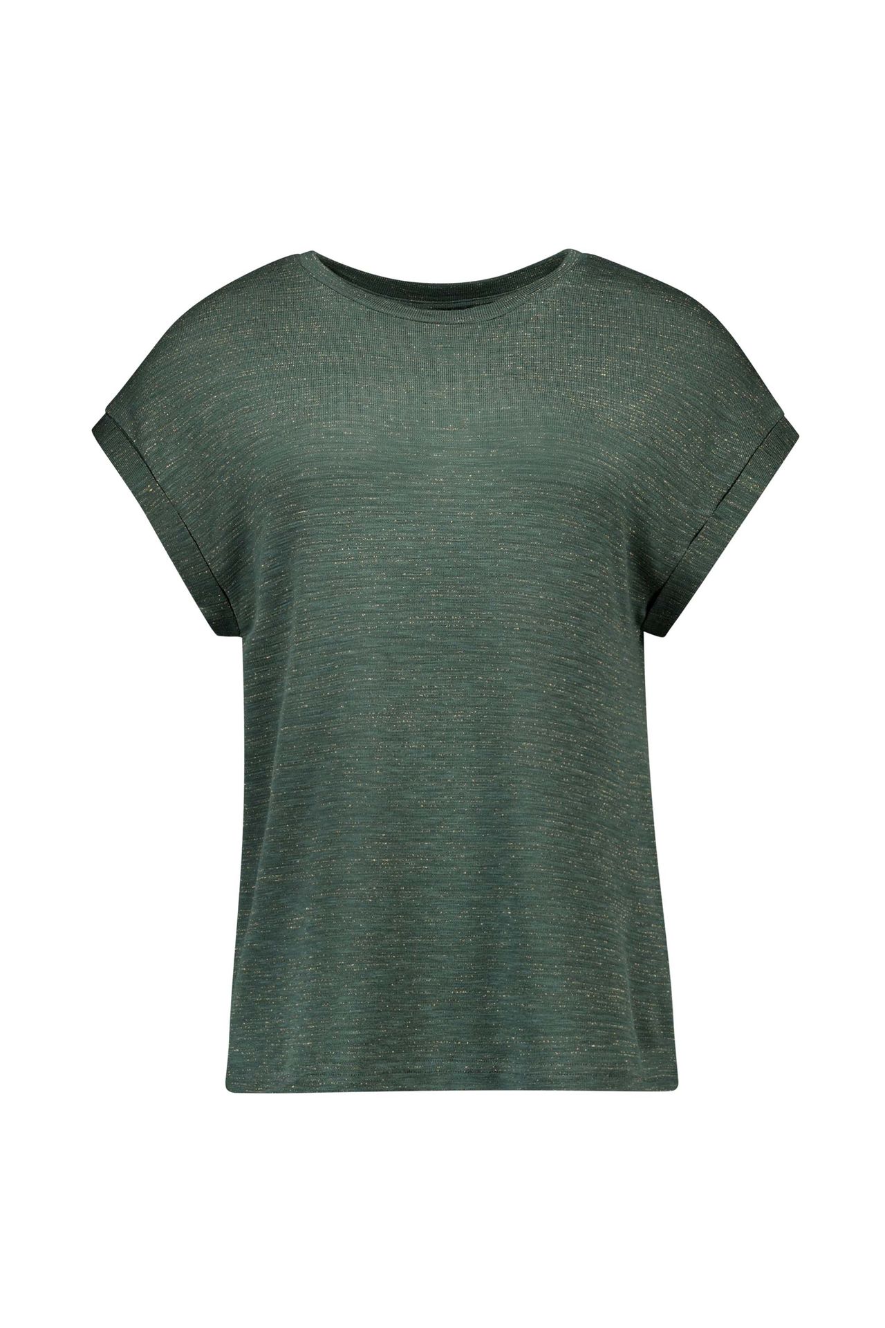 Norah Groen shirt met glanzend lurexdraad green multicolor 217406-520-38