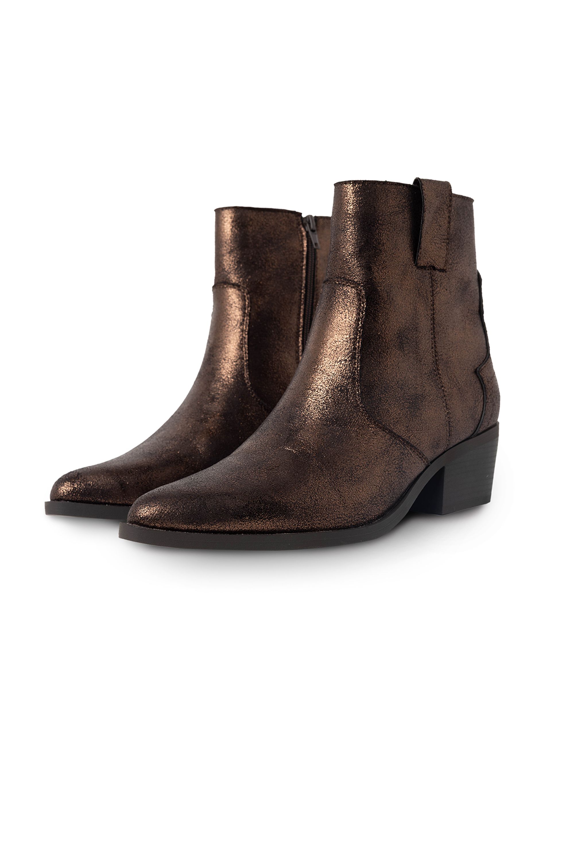 Norah Bronzen laars met glans bronze 217410-310-41 Norah Bronzen laars met glans bronze 217410-310-41