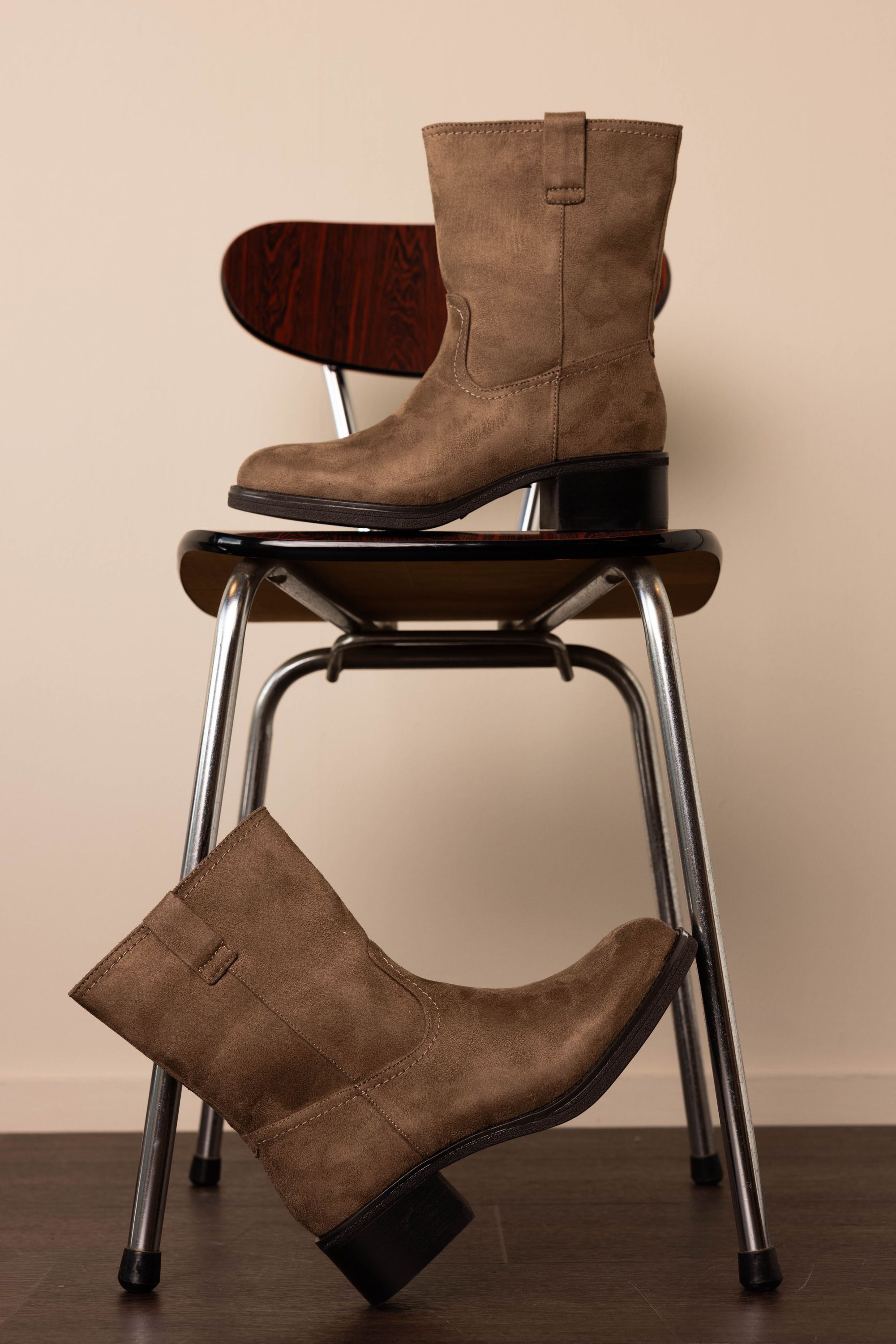 Norah Bruine laars met hak cinnamon 217412-275-42 Norah Bruine laars met hak cinnamon 217412-275-42