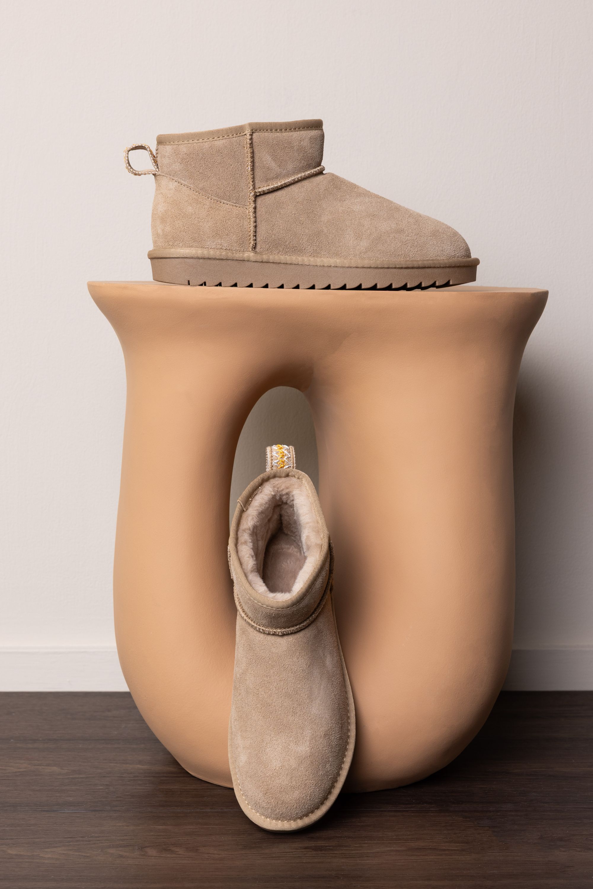 Norah Lichtbruine enkellaars met voering camel 217416-271-39