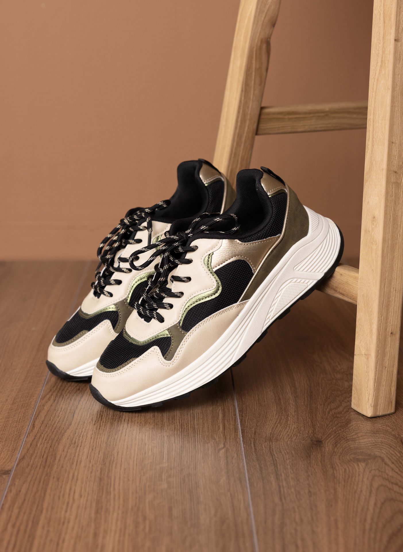 Norah Khaki sneaker khaki multicolor 217421-084-37
