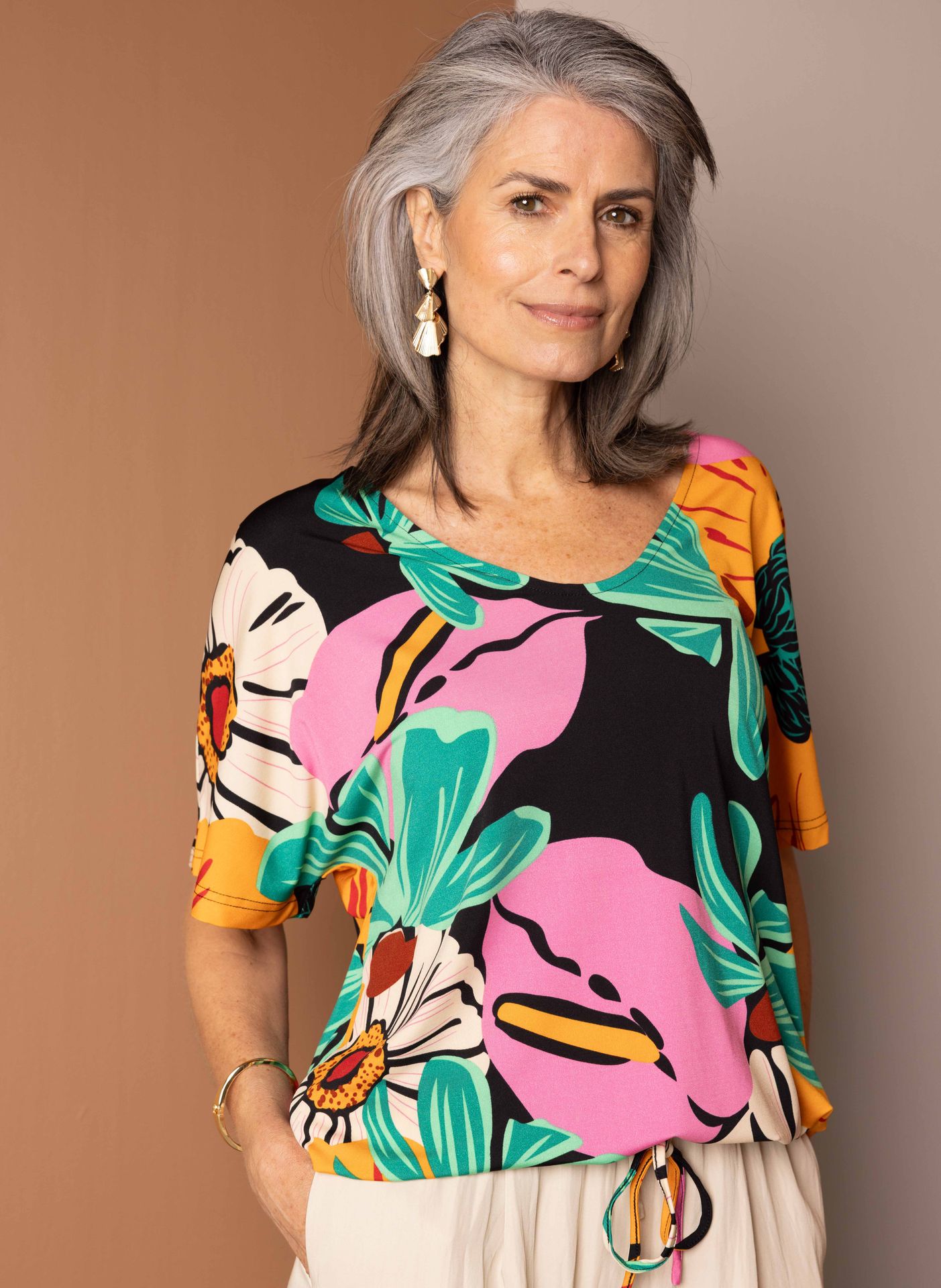 Norah Meerkleurig shirt multicolor 217434-002-36
