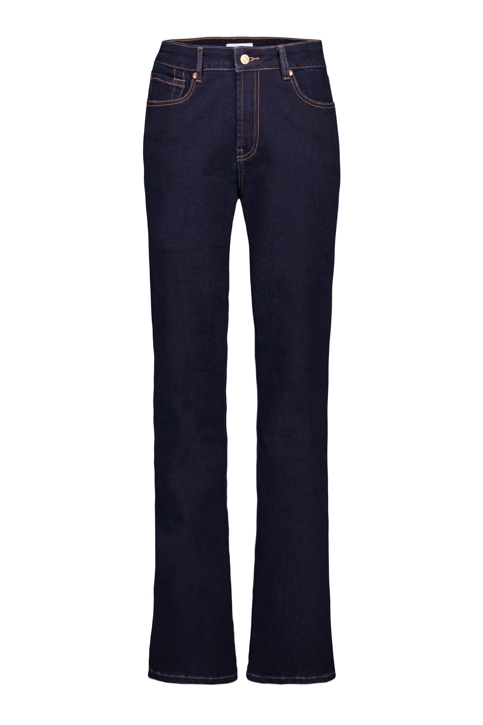Norah Flora jeans | Flared | Diepblauw | L30 indigo denim 217456-484-46