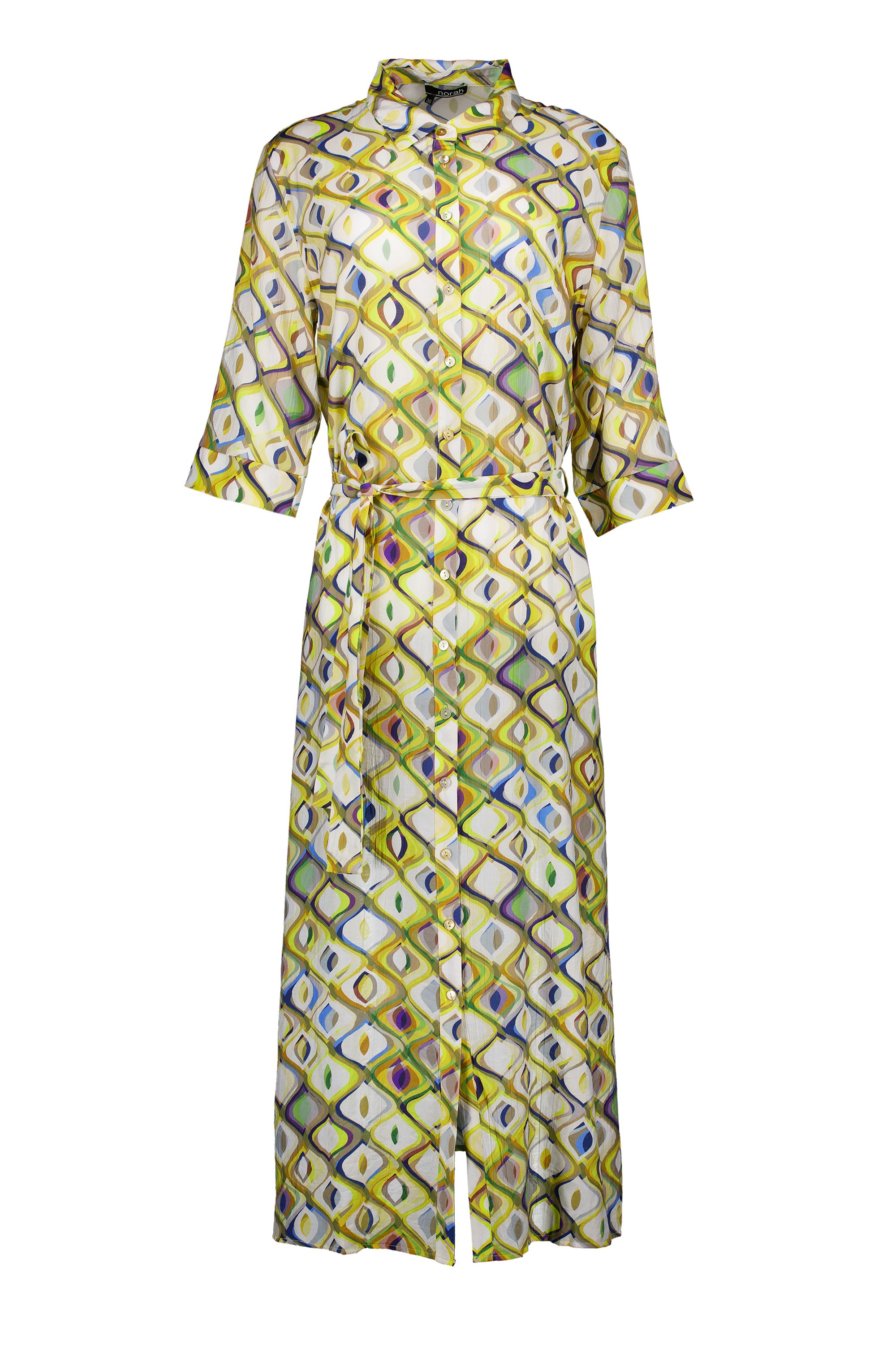 Norah Maxi jurk met grafische print multicolor 217462-002-40