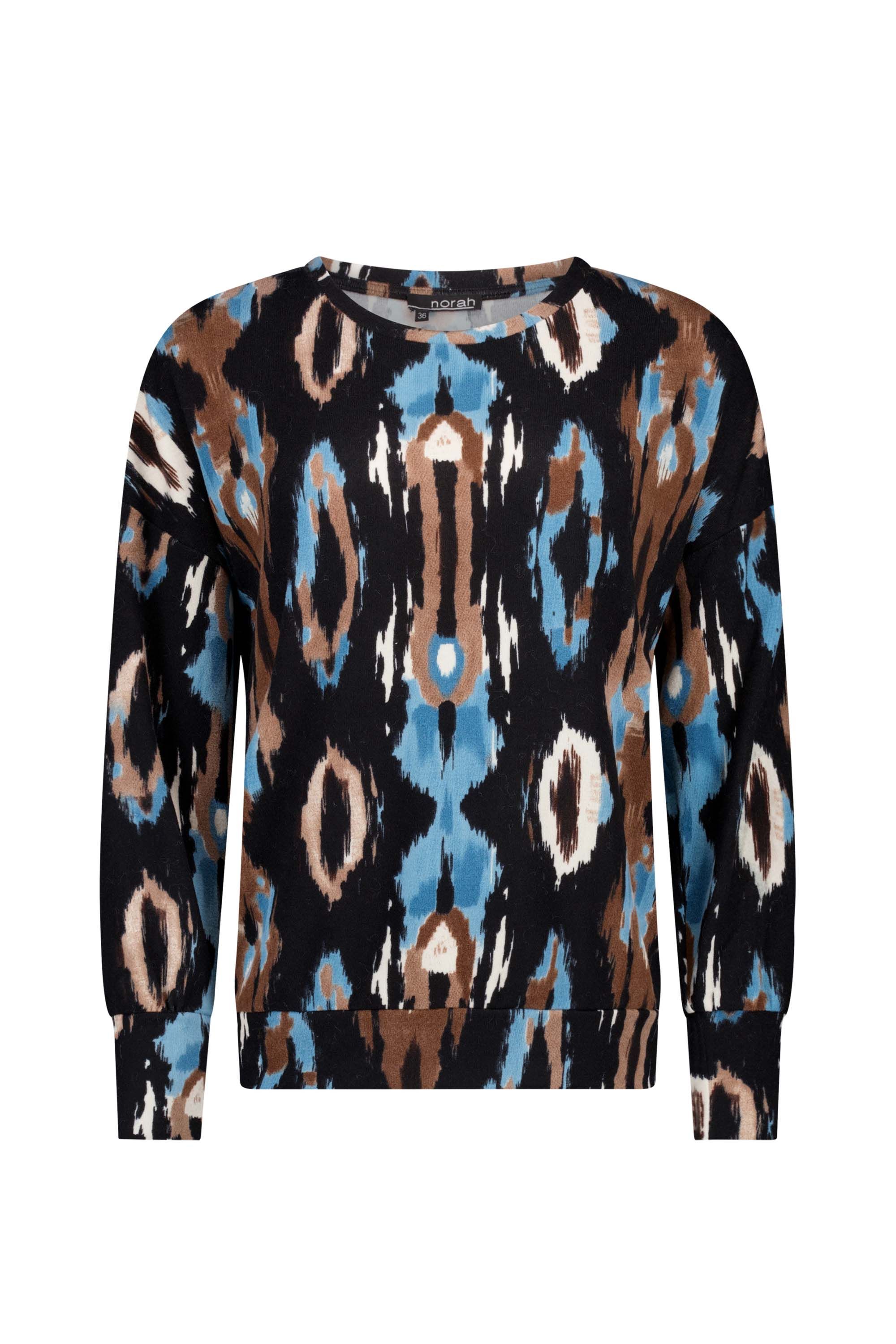 Norah Meerkleurig shirt met grafische print multicolor 217472-002-36
