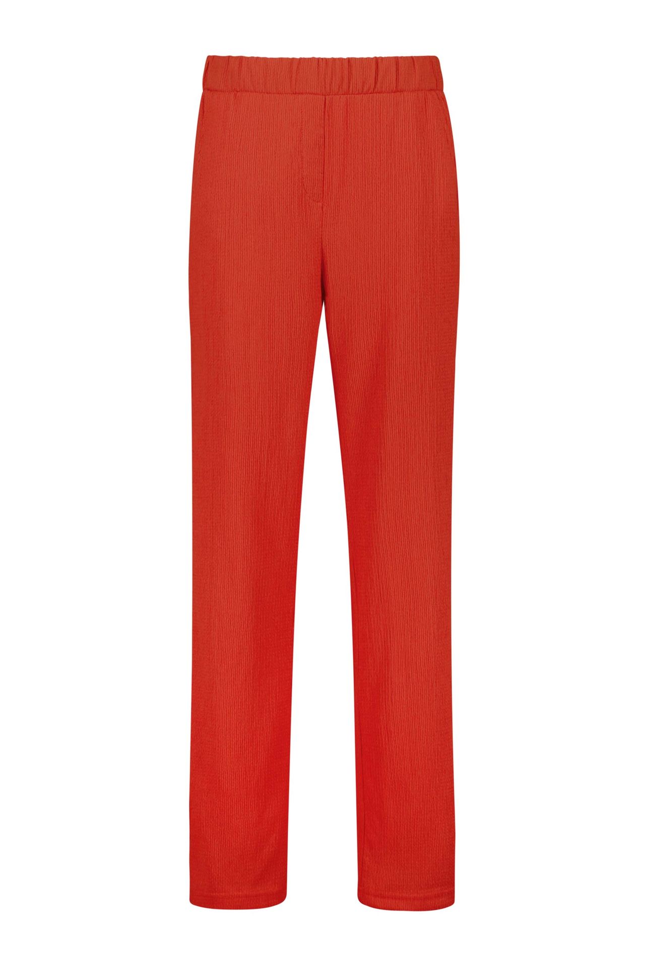 Norah Rode wijde broek met elastische tailleband red 217479-600-46
