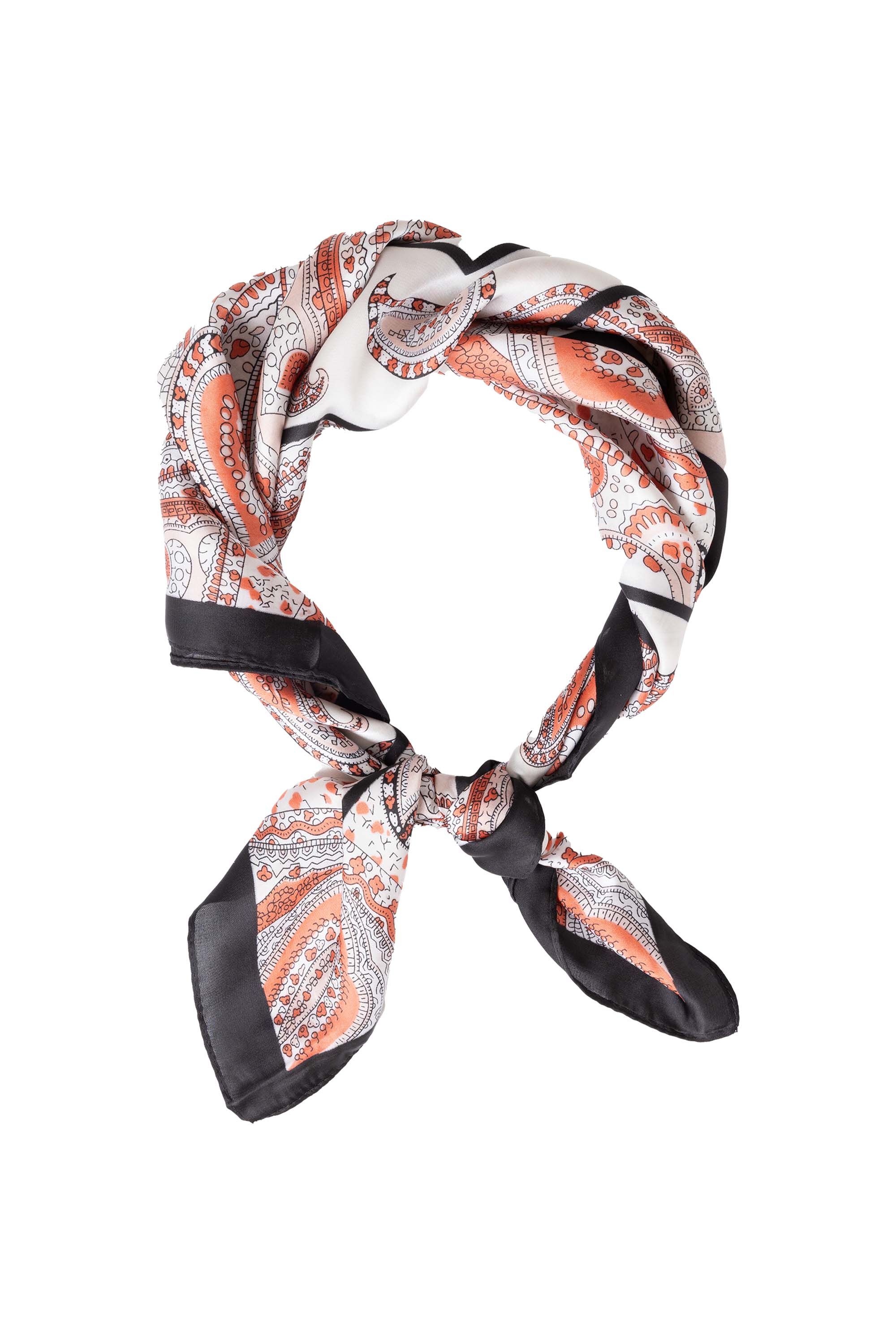 Norah Glanzende sjaal met paisley dessin. multicolor 217484-002-ONE