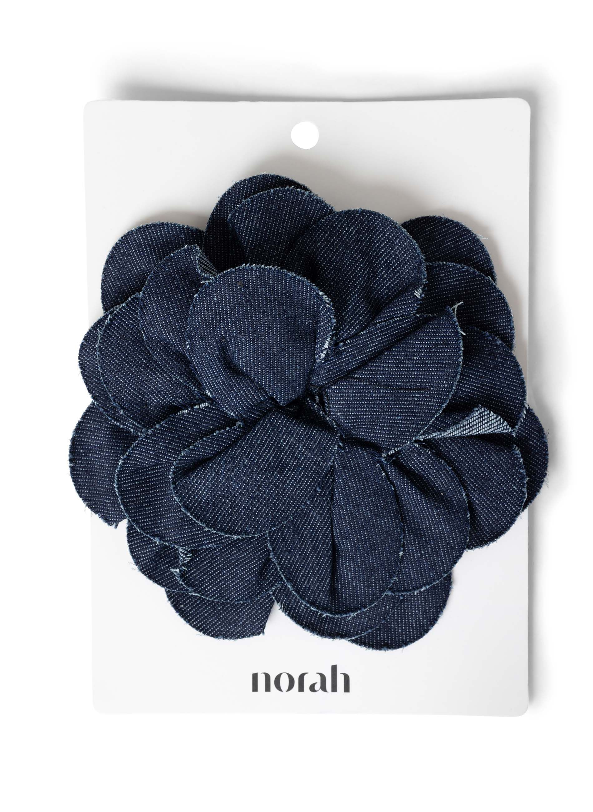 Norah Denim broche bloem denim blue 217485-472-ONE