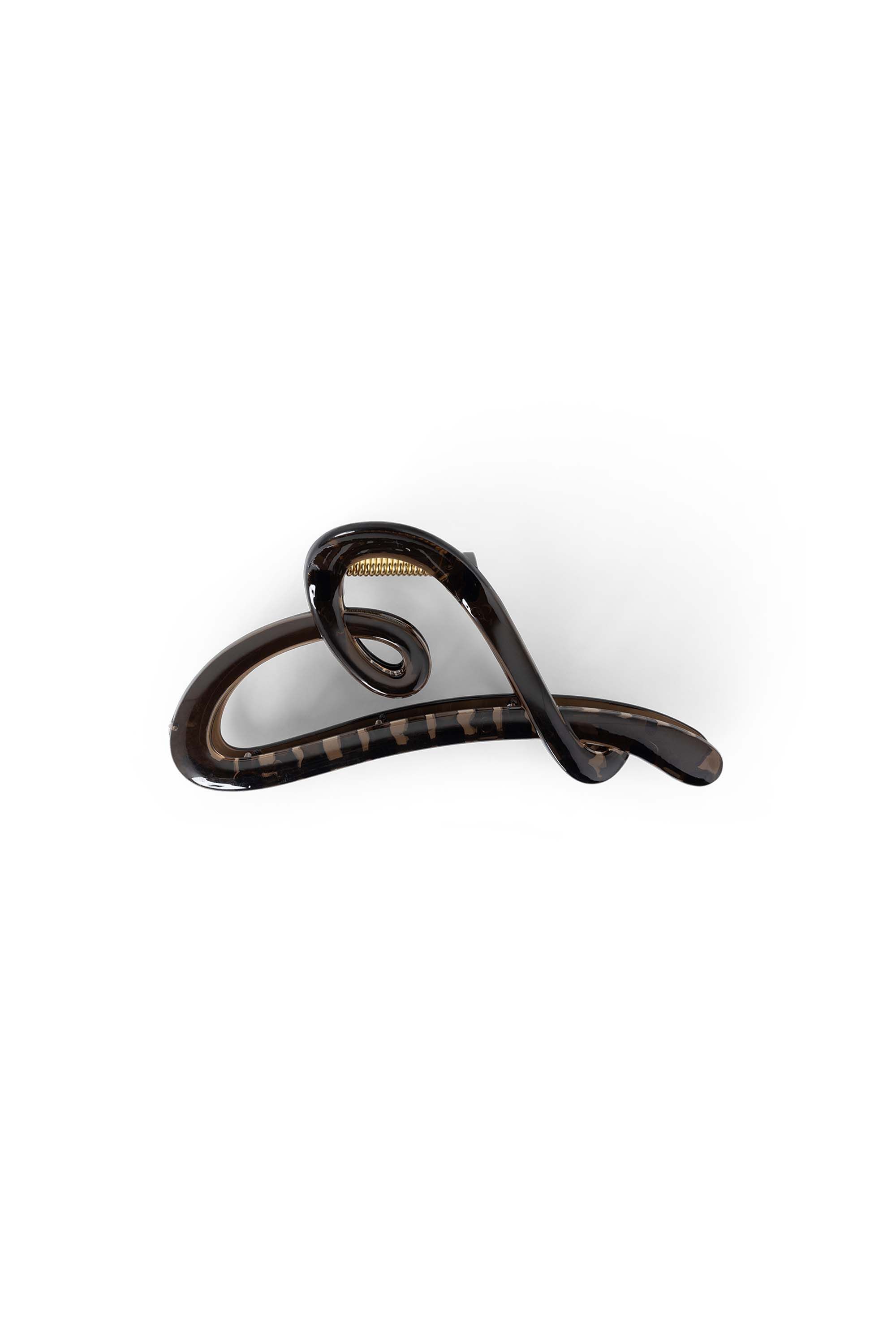 Norah Bruine haarclip in hartvorm dark brown 217494-299-ONE